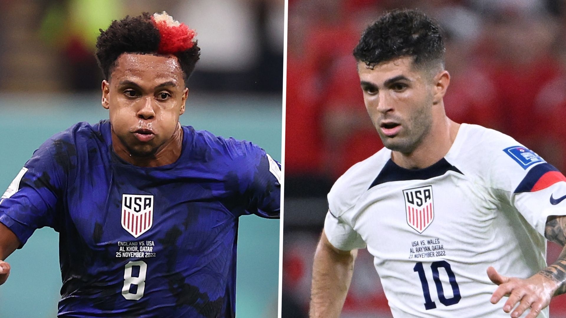 Weston McKennie Christian Pulisic USMNT World Cup 2022