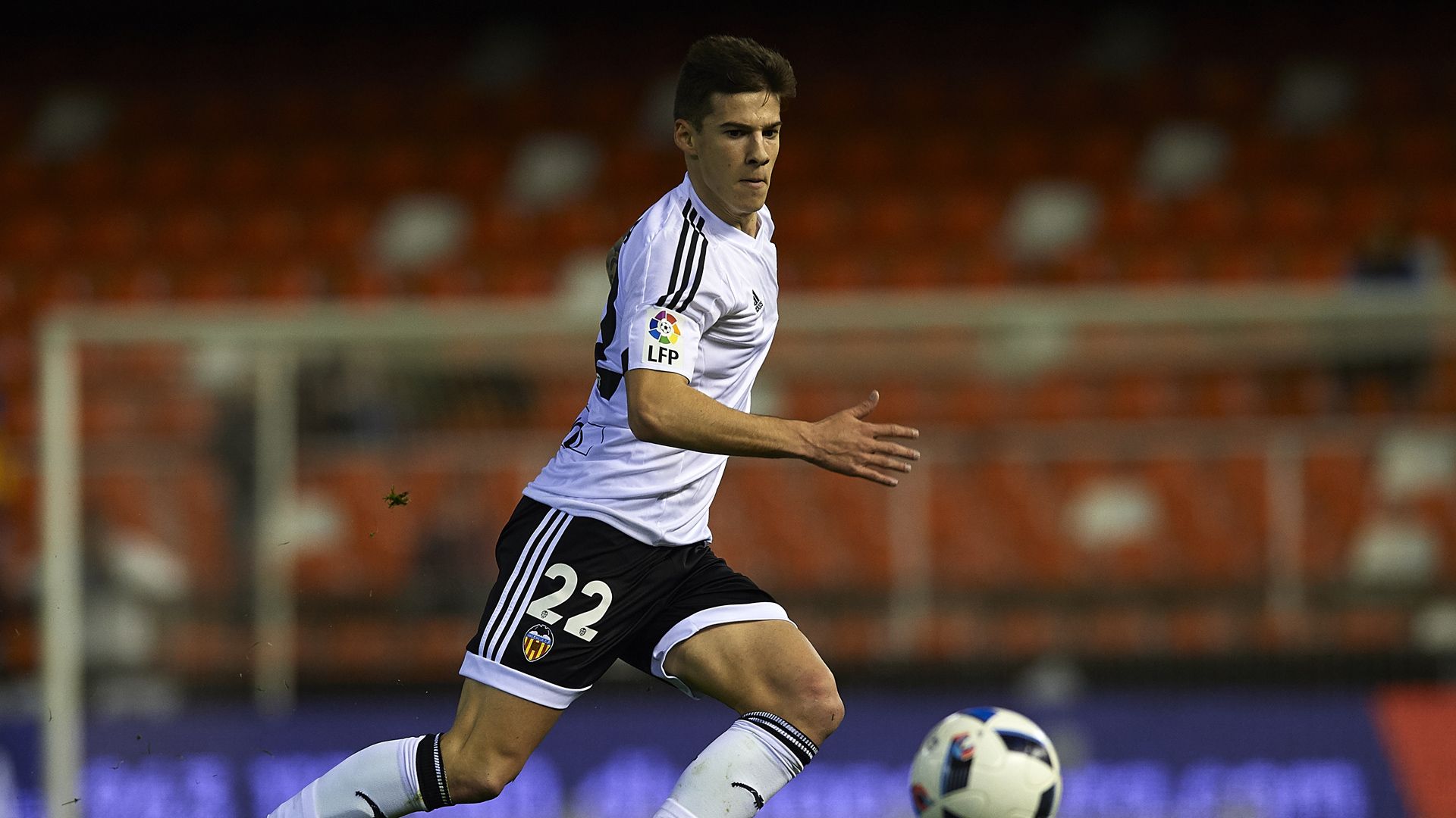Santi Mina FC Valencia vs Barcelona Copa del Rey 02.10.2016
