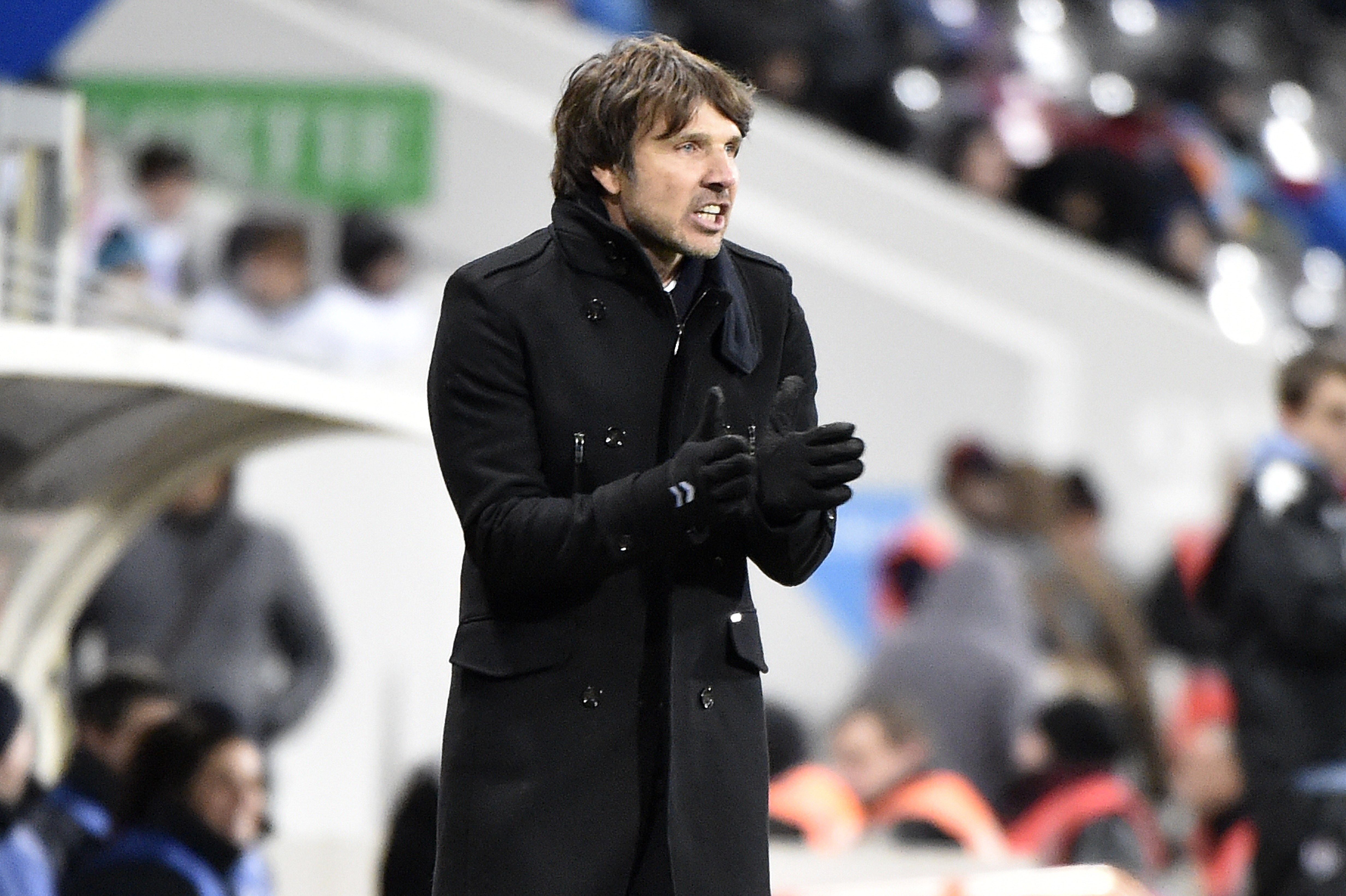 Reims French coach Jean-Luc Vasseur