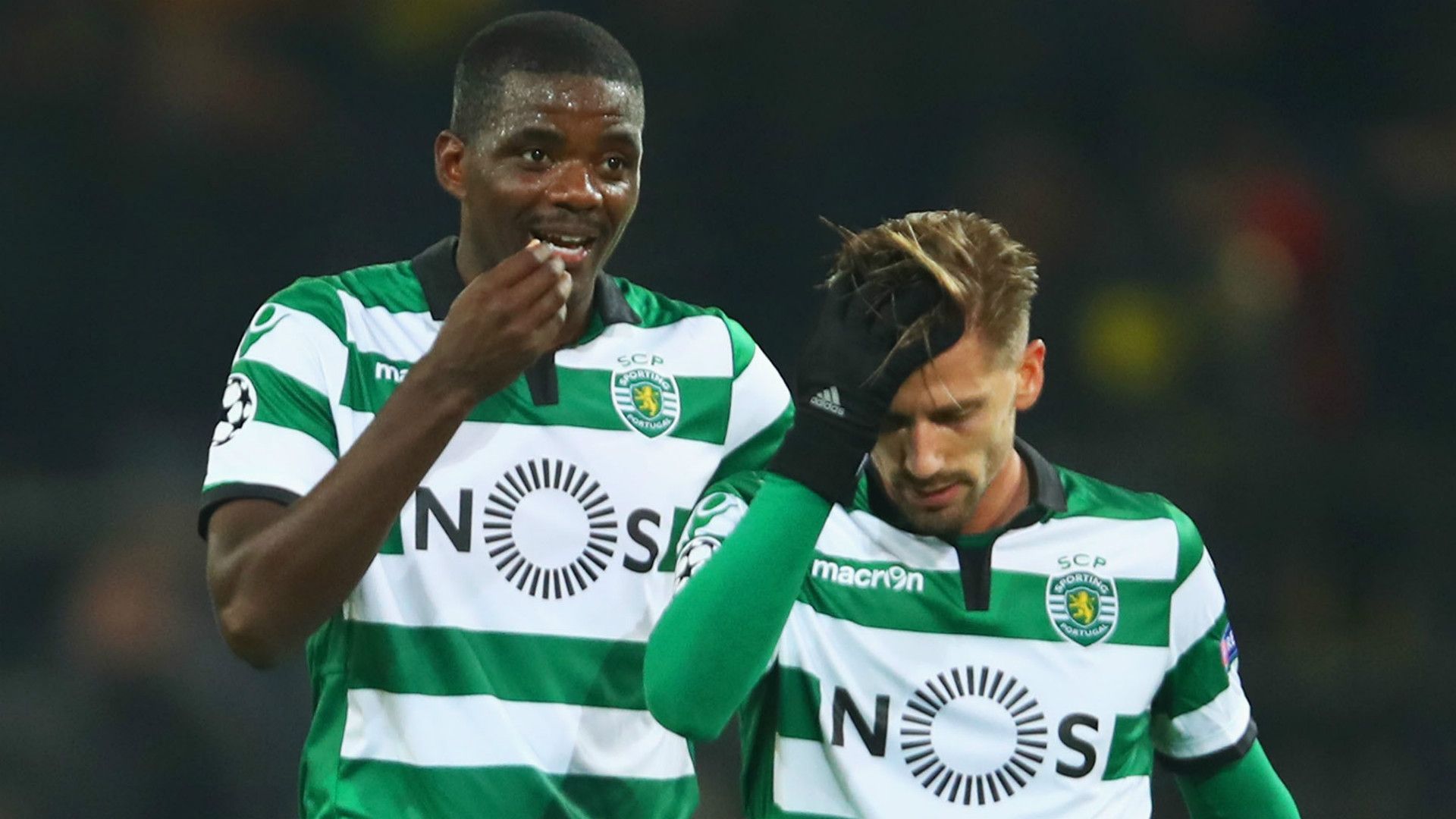 WILLIAM CARVALHO ADRIEN SILVA SPORTING UEFA CHAMPIONS LEAGUE 02112016