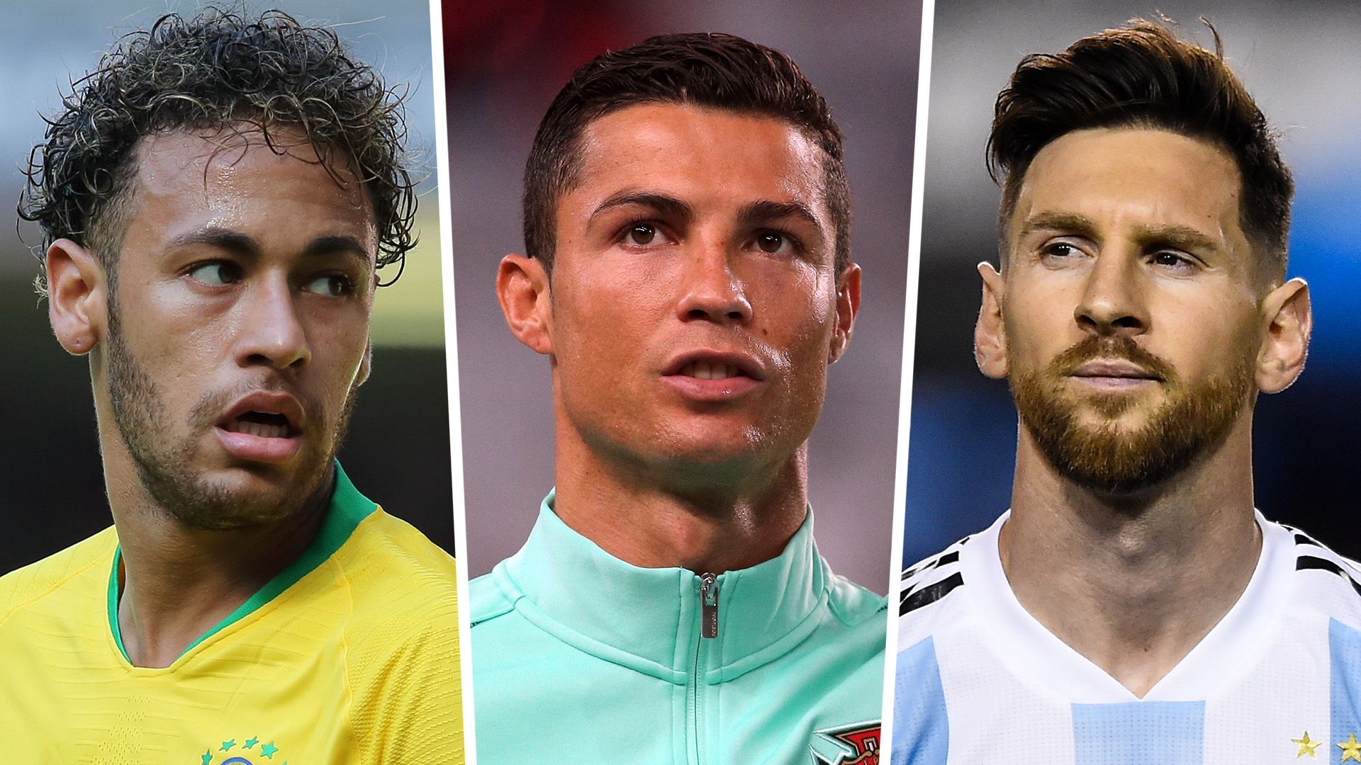 Neymar Cristiano Ronaldo Lionel Messi