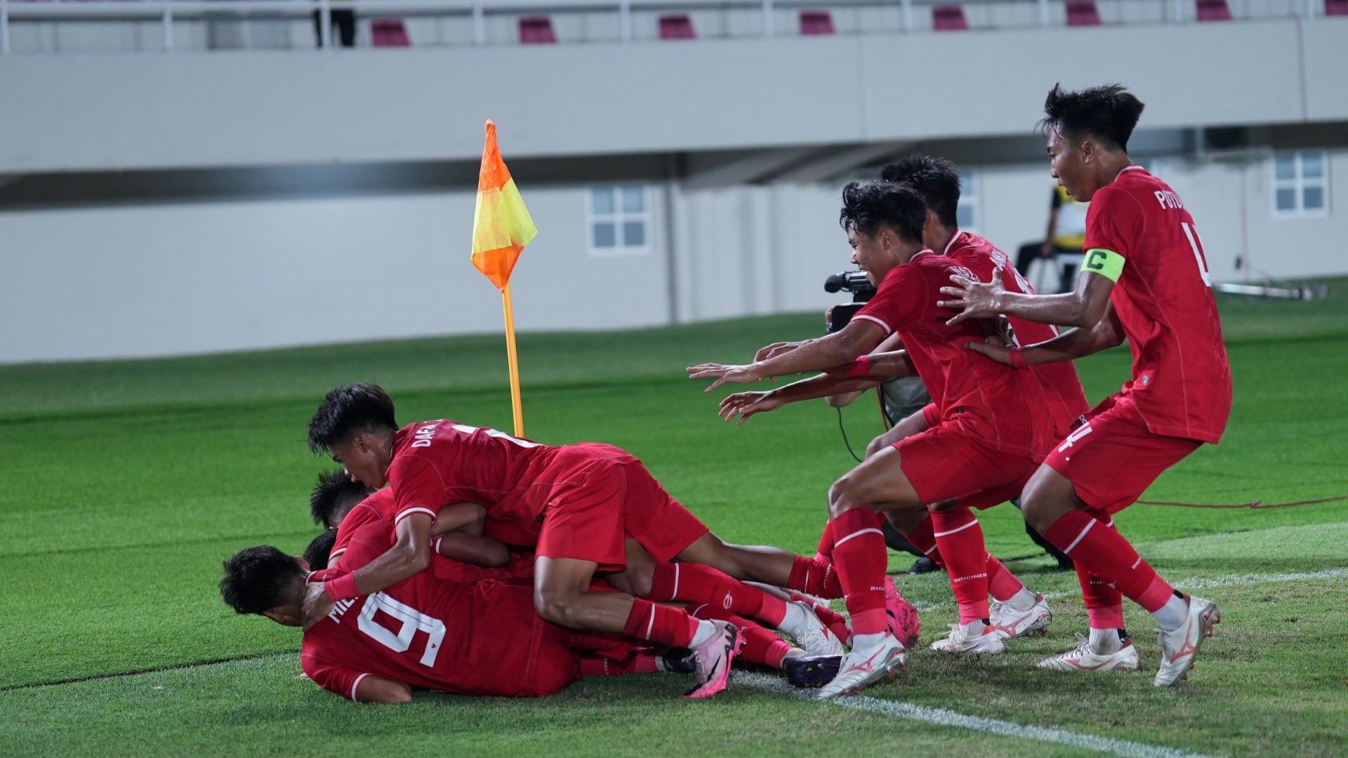 Selebrasi Timnas Indonesia U-16
