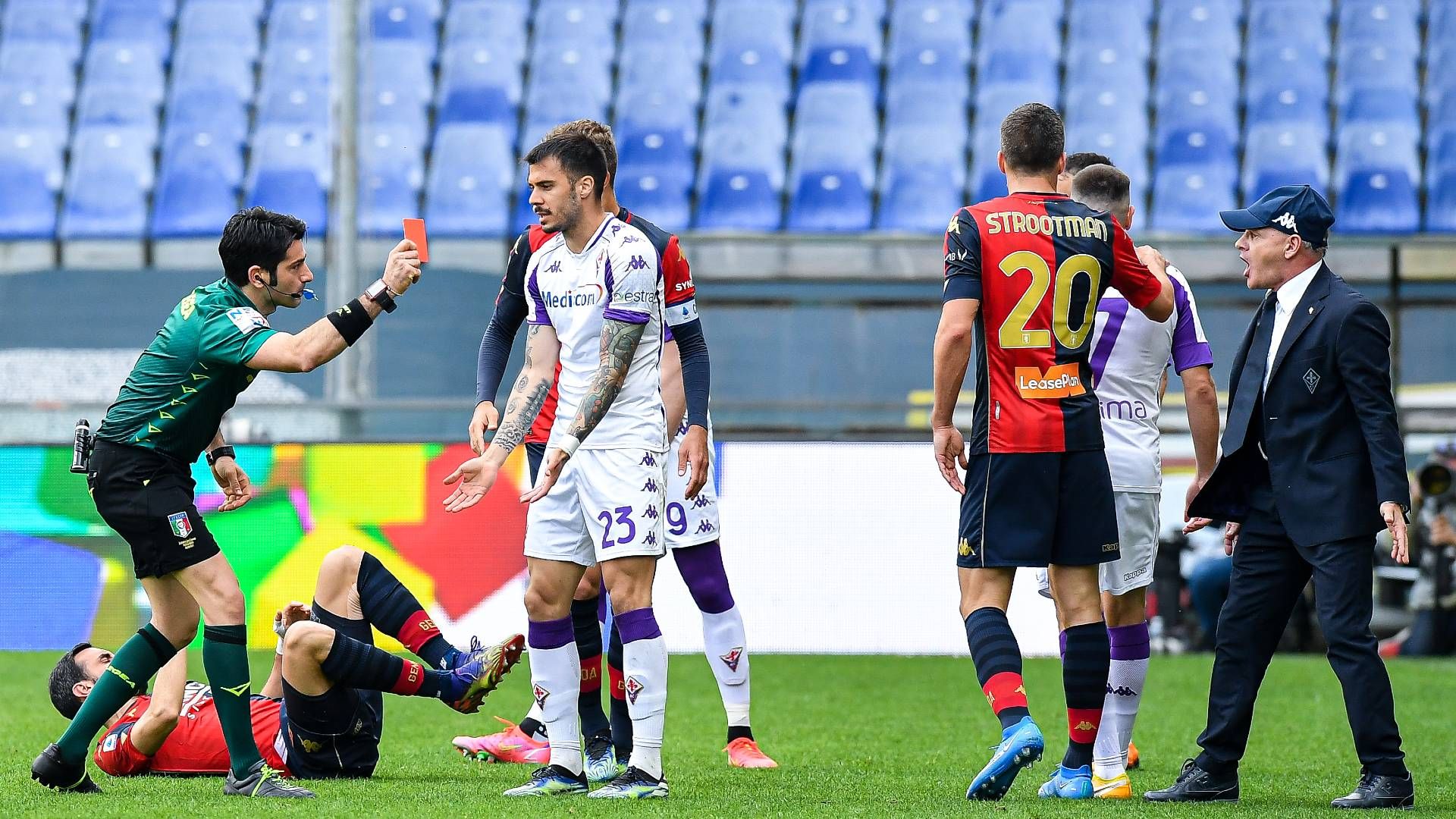 Franck Ribery AC Florenz FC Genua Rot