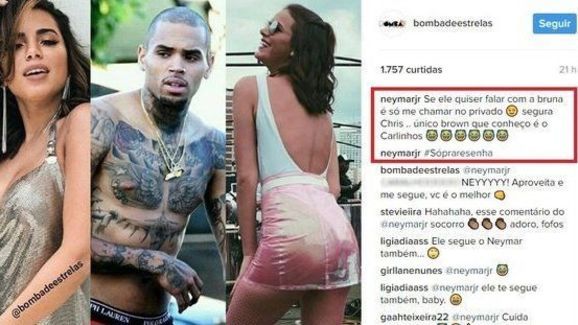 Neymar Chris Brown
