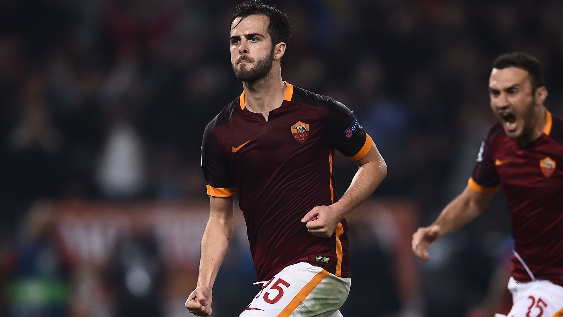 Miralem Pjanic Roma Bayer Leverkusen Champions League