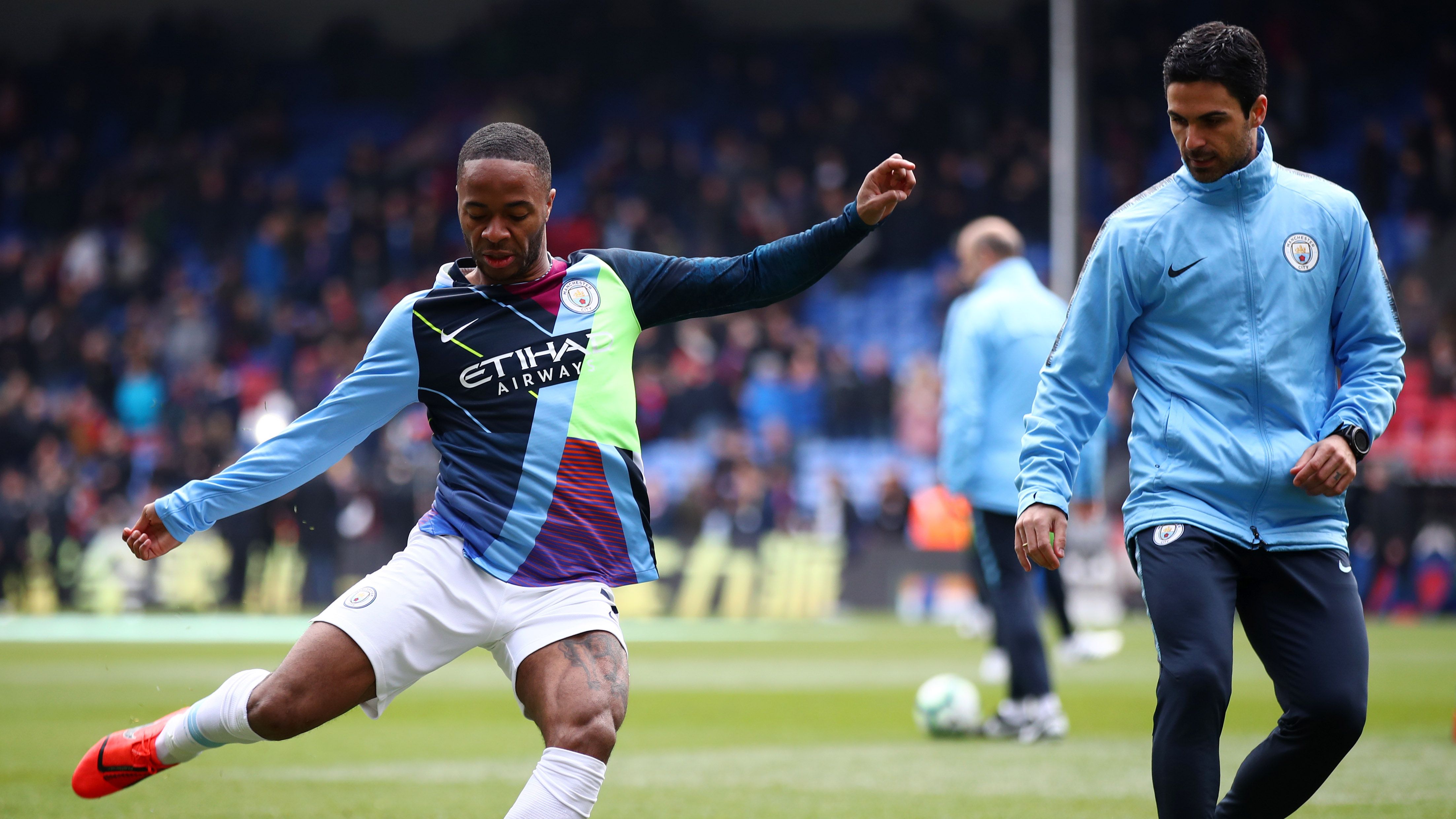 Raheem Sterling Mikel Arteta Manchester City