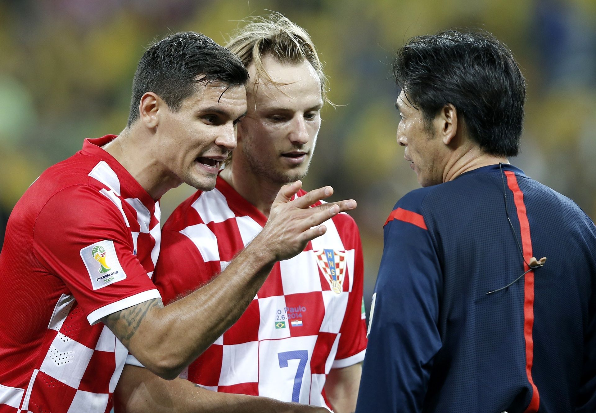Dejan Lovren Croatia Brazil 2014 World Cup Group A 12062014