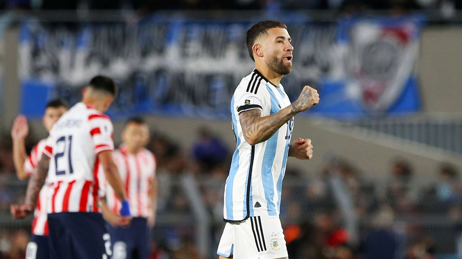 Nicolas Otamendi Argentina Paraguay Eliminatorias Argentinas 12102023