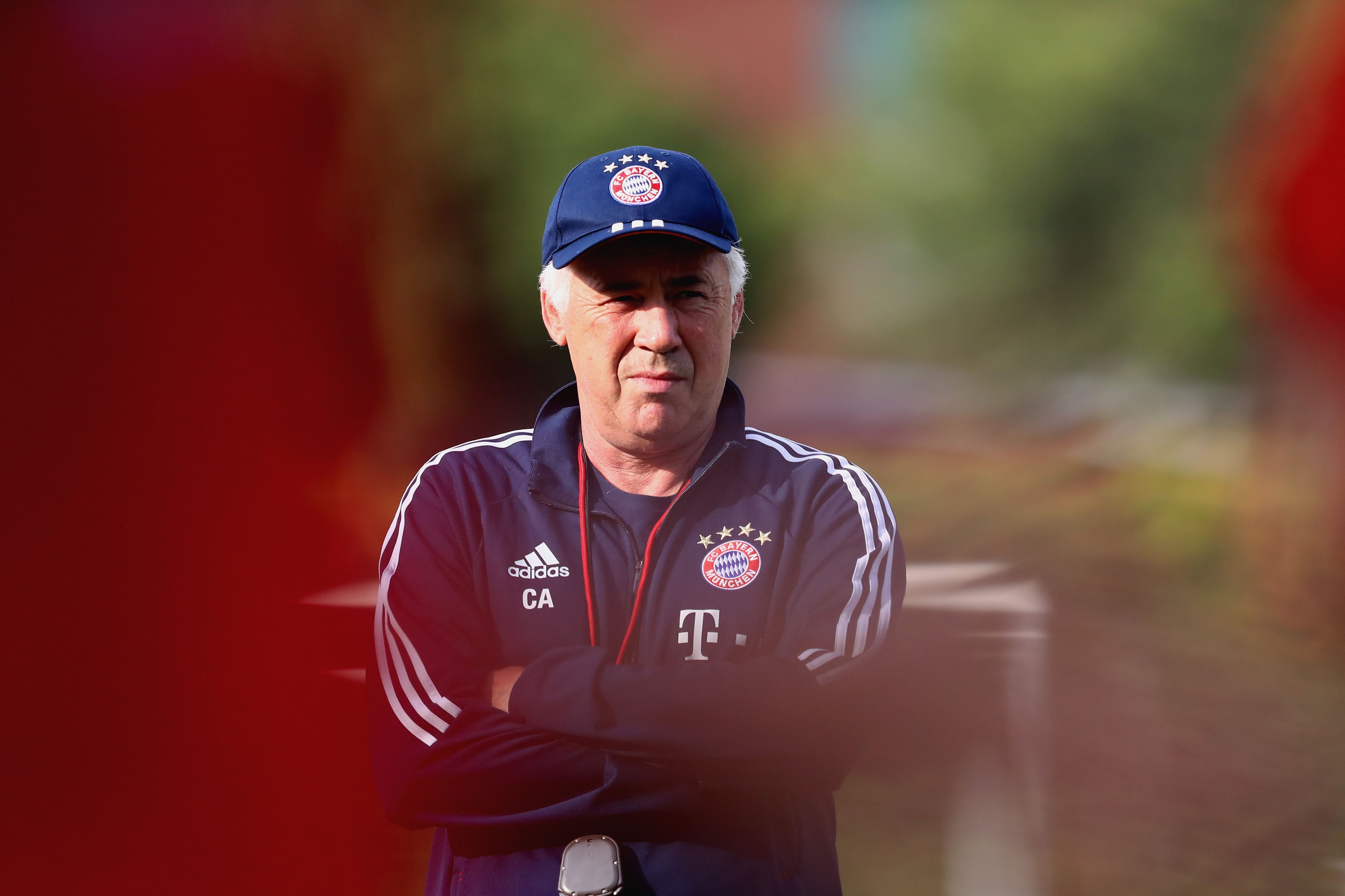 *NO GALLERY* Carlo Ancelotti FC Bayern