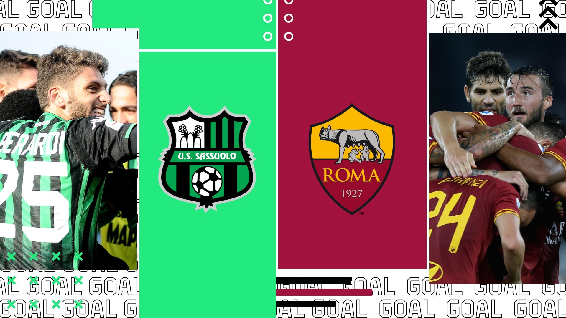 Sassuolo-Roma tv streaming