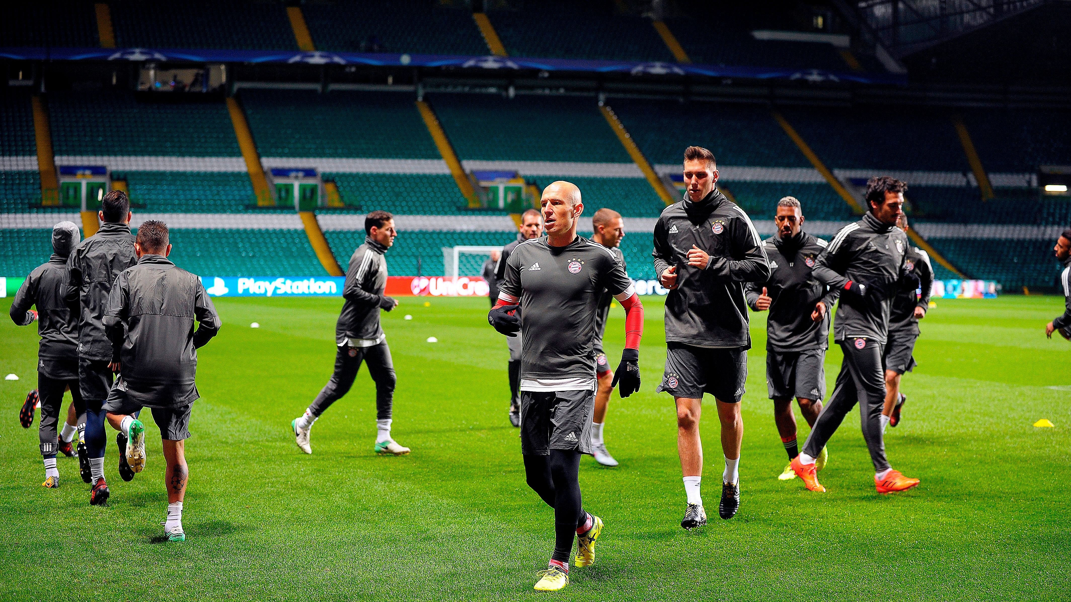 FC Bayern Celtic Training session
