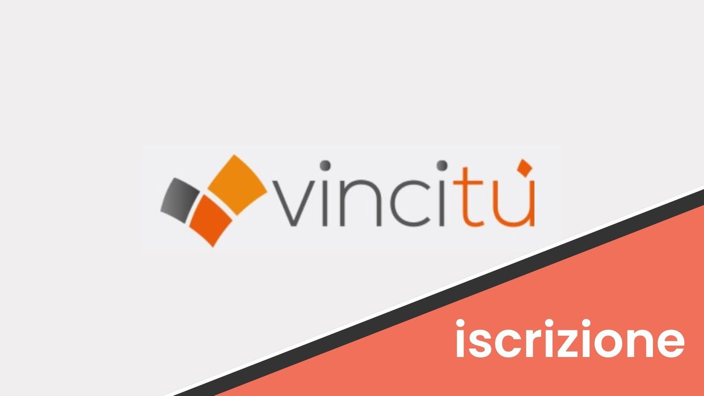 Schermata di registrazione Vincitu