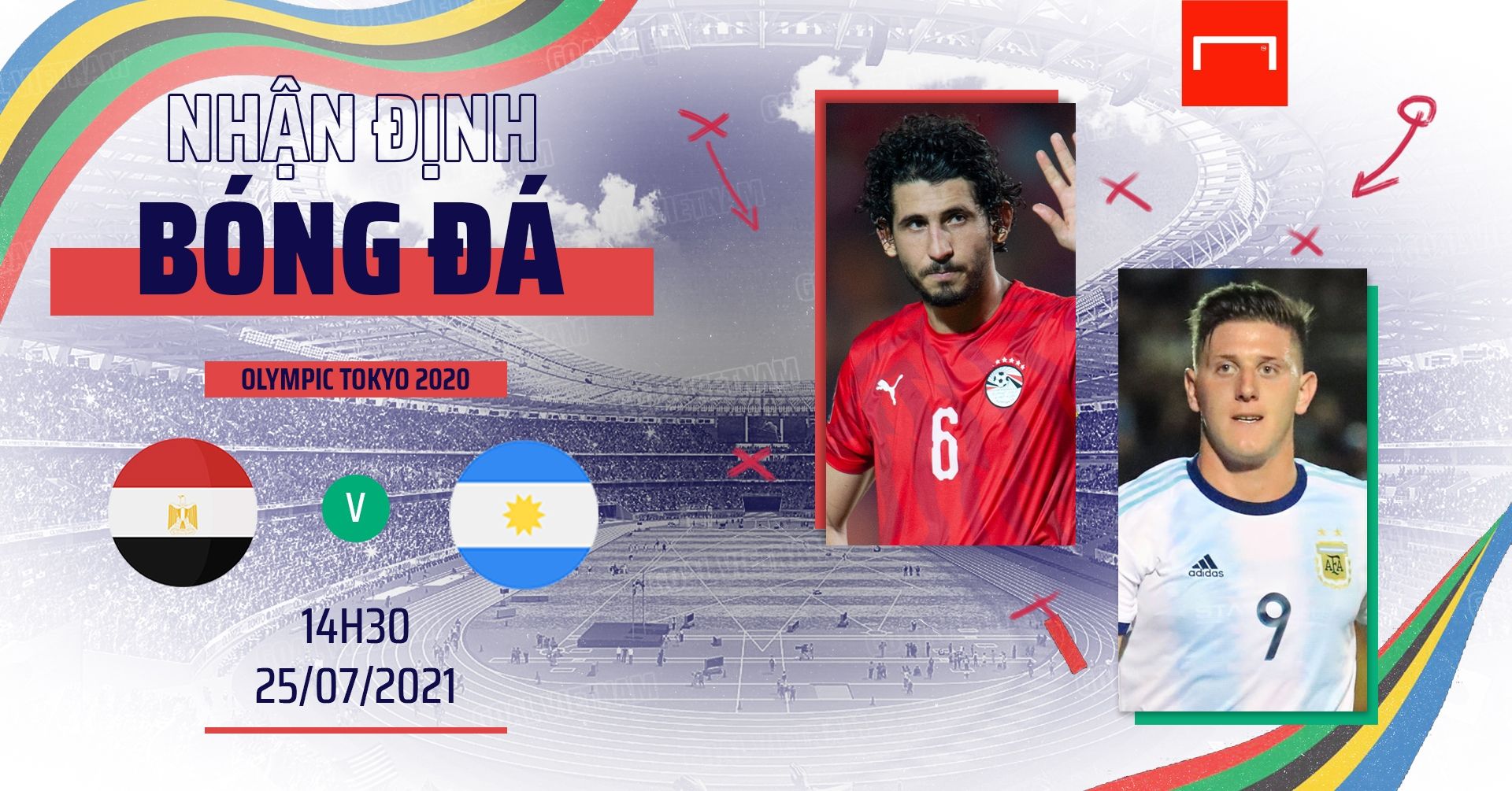 Preview Egypt U23 vs Argentina U23 Olympic 2020 GFX