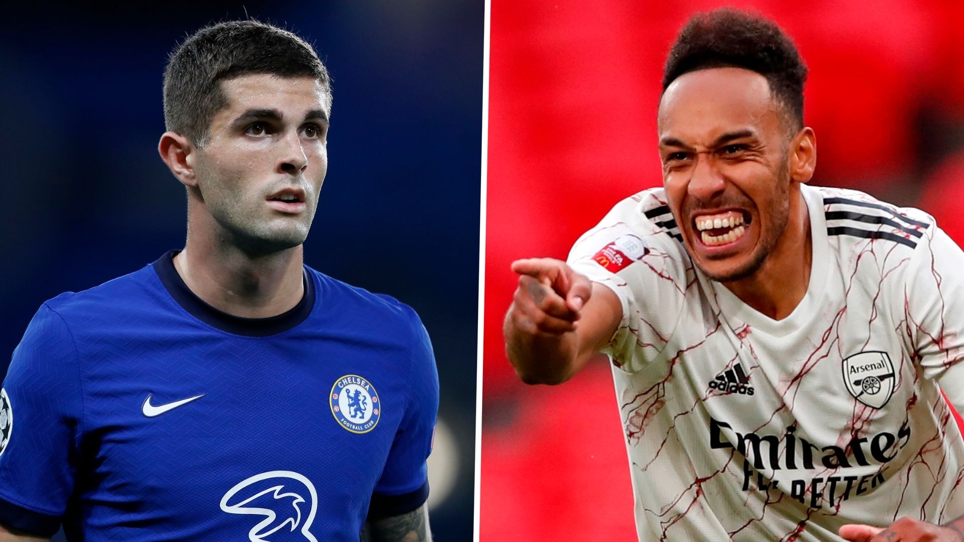 Christian Pulisic Pierre-Emerick Aubameyang