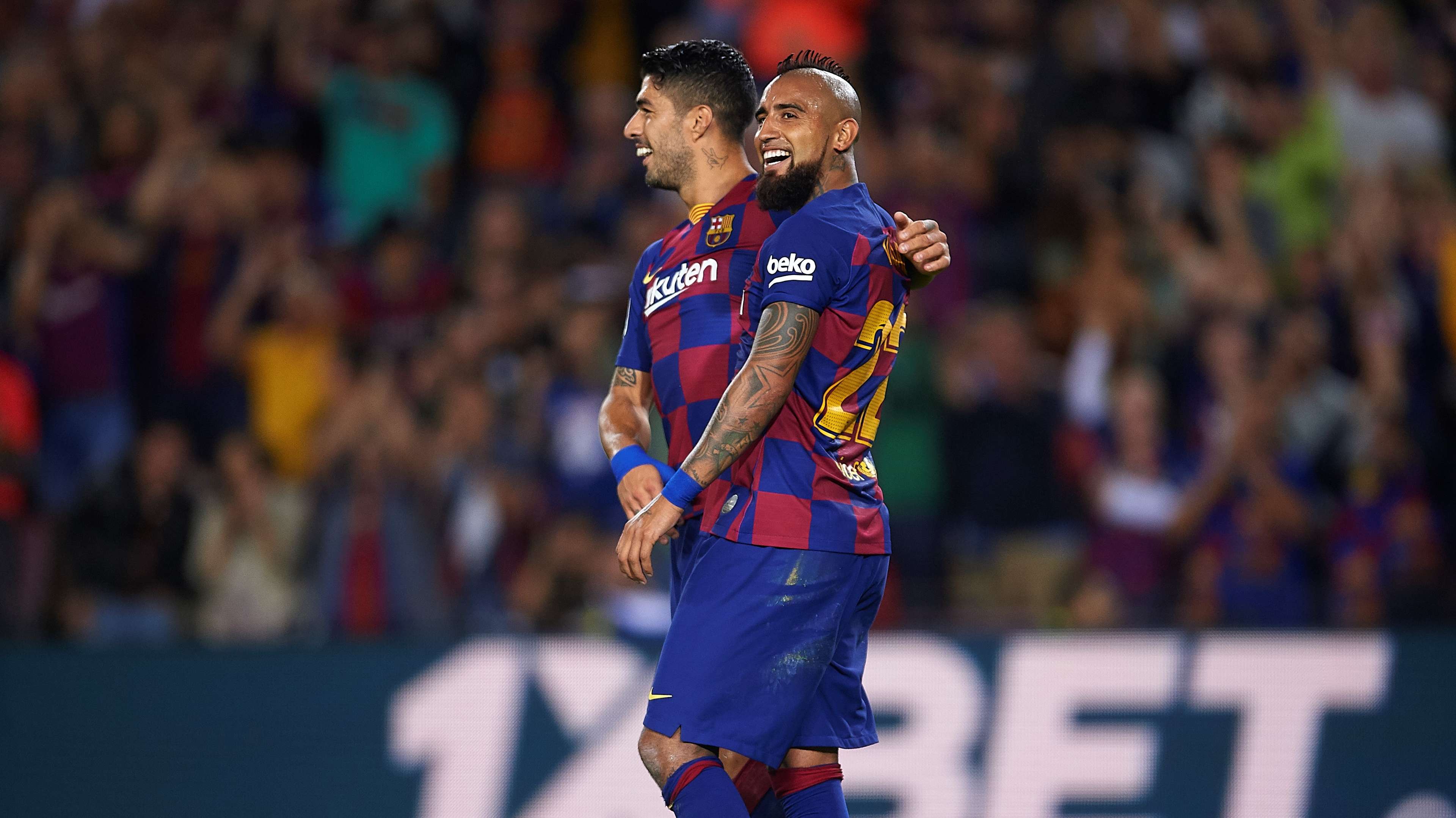 Luis Suarez Arturo Vidal Barcelona Sevilla LaLiga 06102019