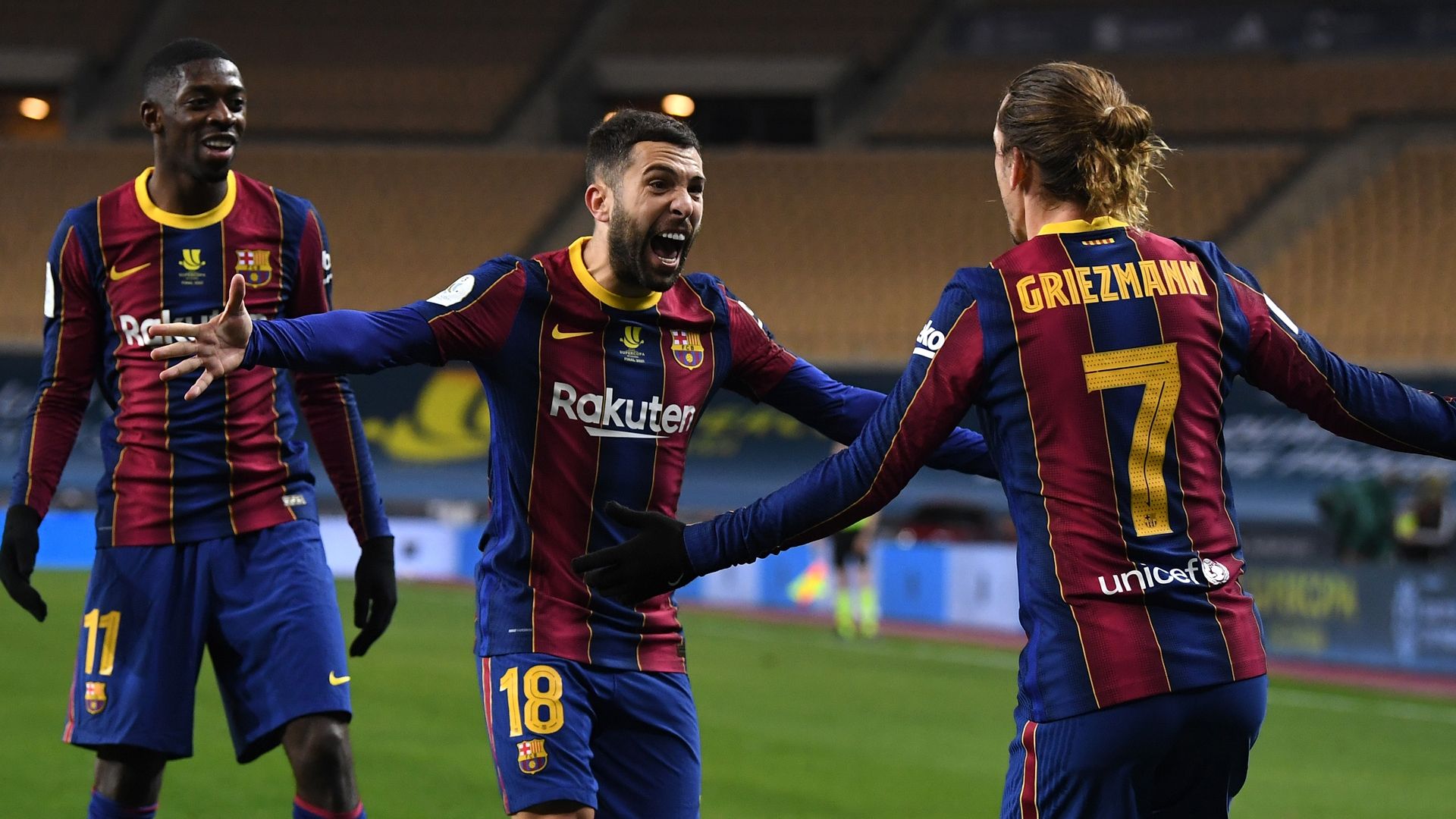 Alba y Griezman, Barcelona vs. Athletic