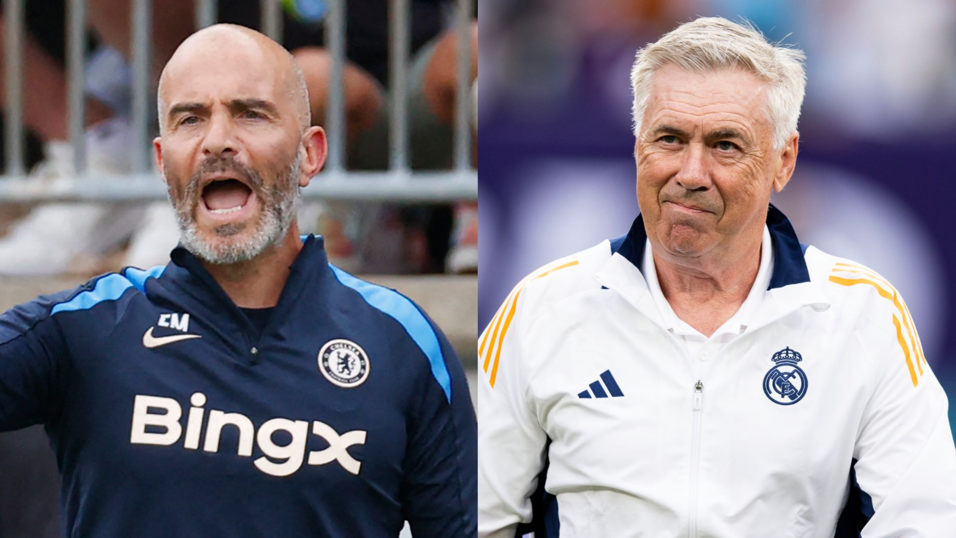 Enzo Maresca Carlo Ancelotti