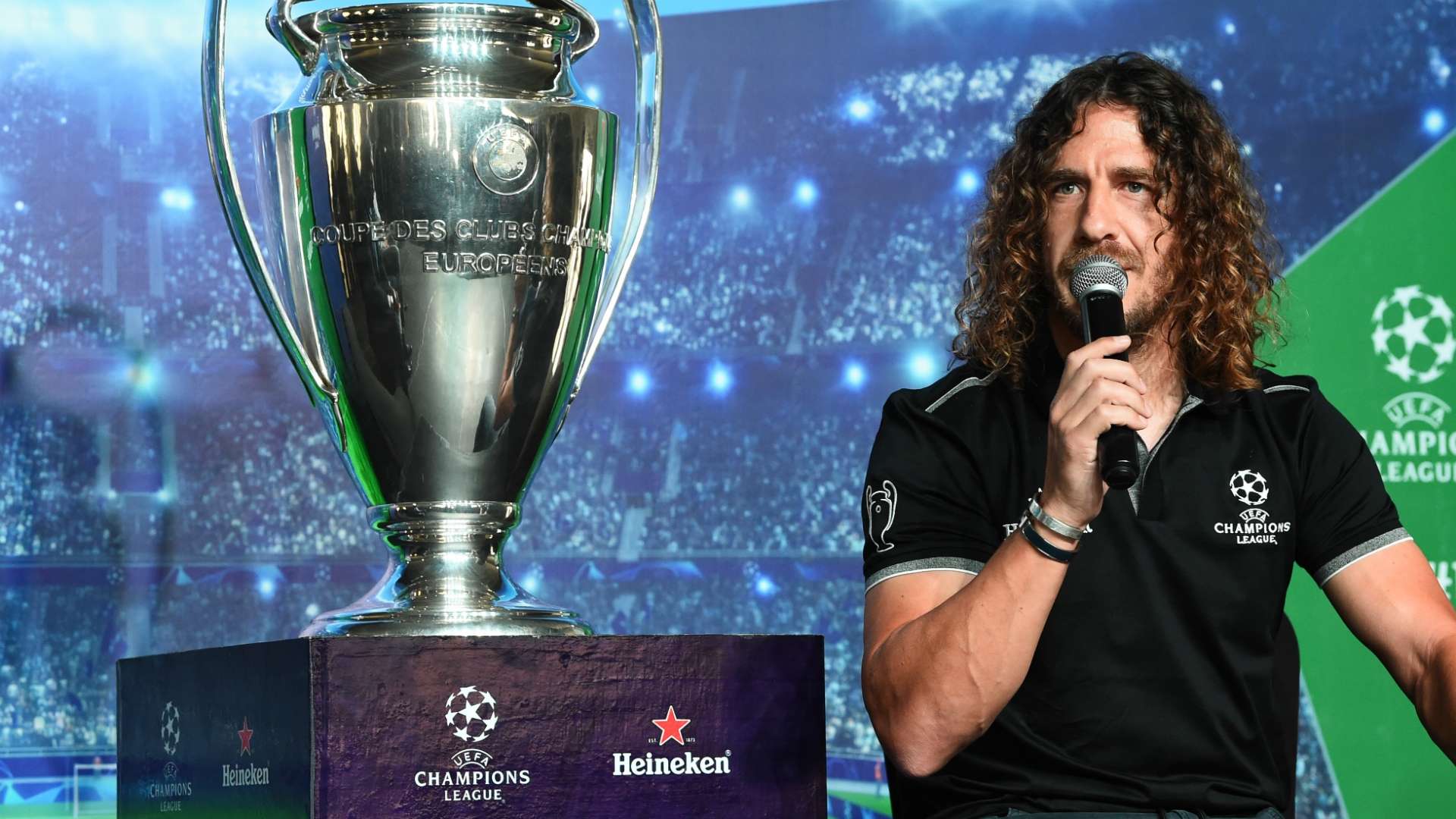 Carles Puyol UEFA Champions League Trophy Tour Presented by Heineken, Lagos, Nigeria
