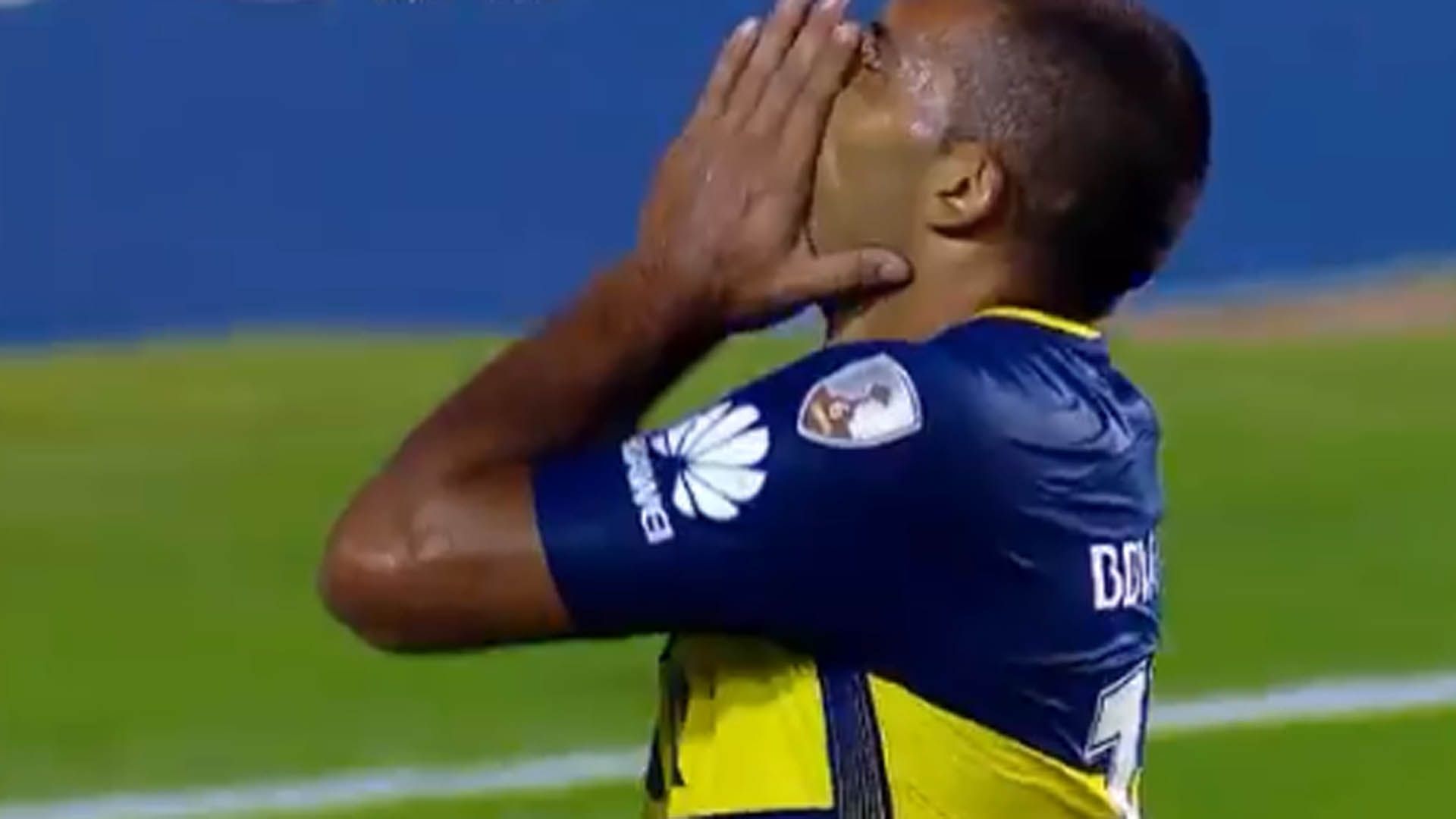 Captura TV Boca Junior Wanchope Abila Copa Libertadores 040418