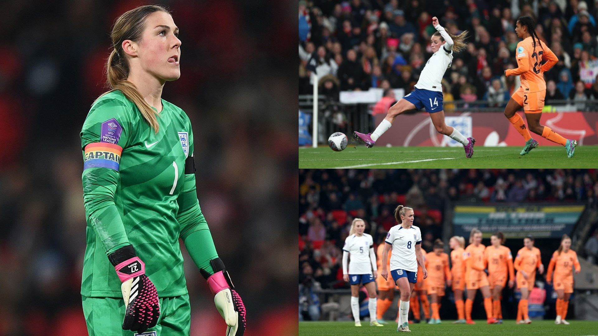 Mary Earps England Netherlands composite