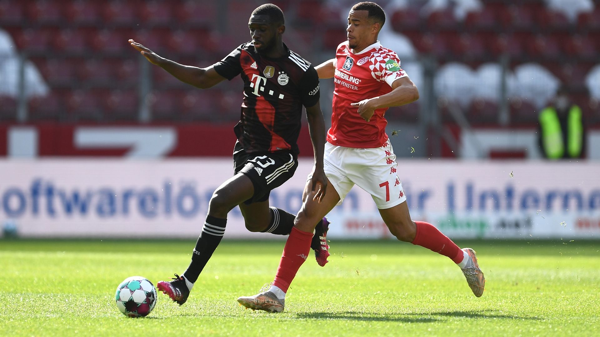 Robin Quaison Tanguy Nianzou Mainz 05 Bayern Munchen Bundesliga 24042021