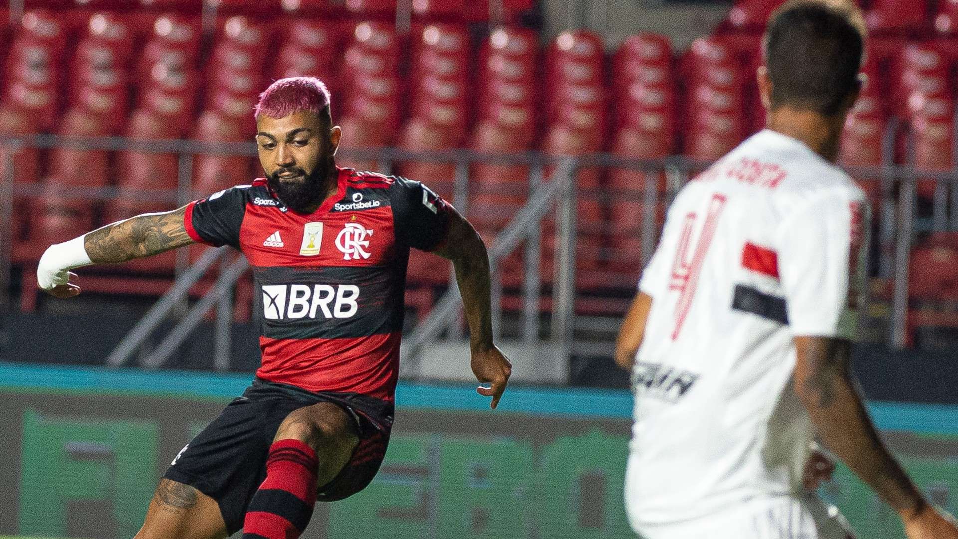 Gabigol São Paulo Flamengo Brasileirão 25 02 2021