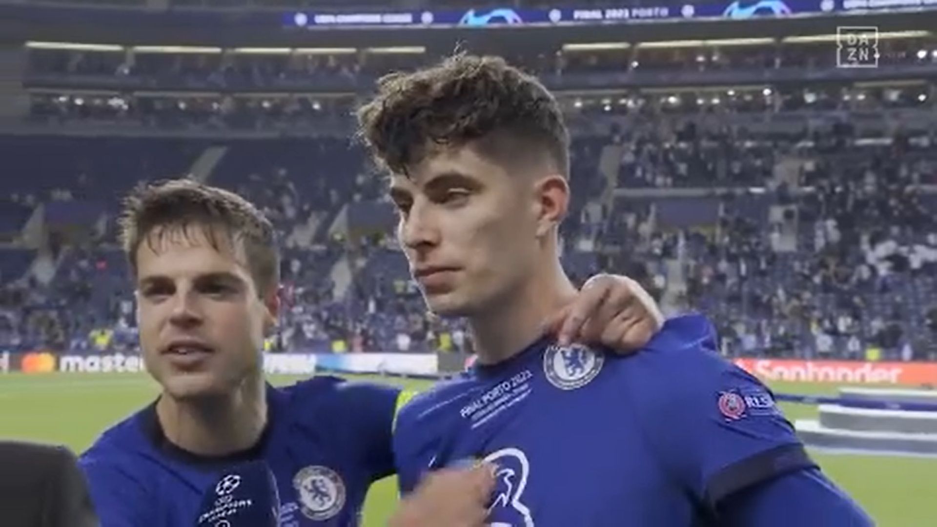 Kai Havertz Cesar Azpilicueta FC Chelsea