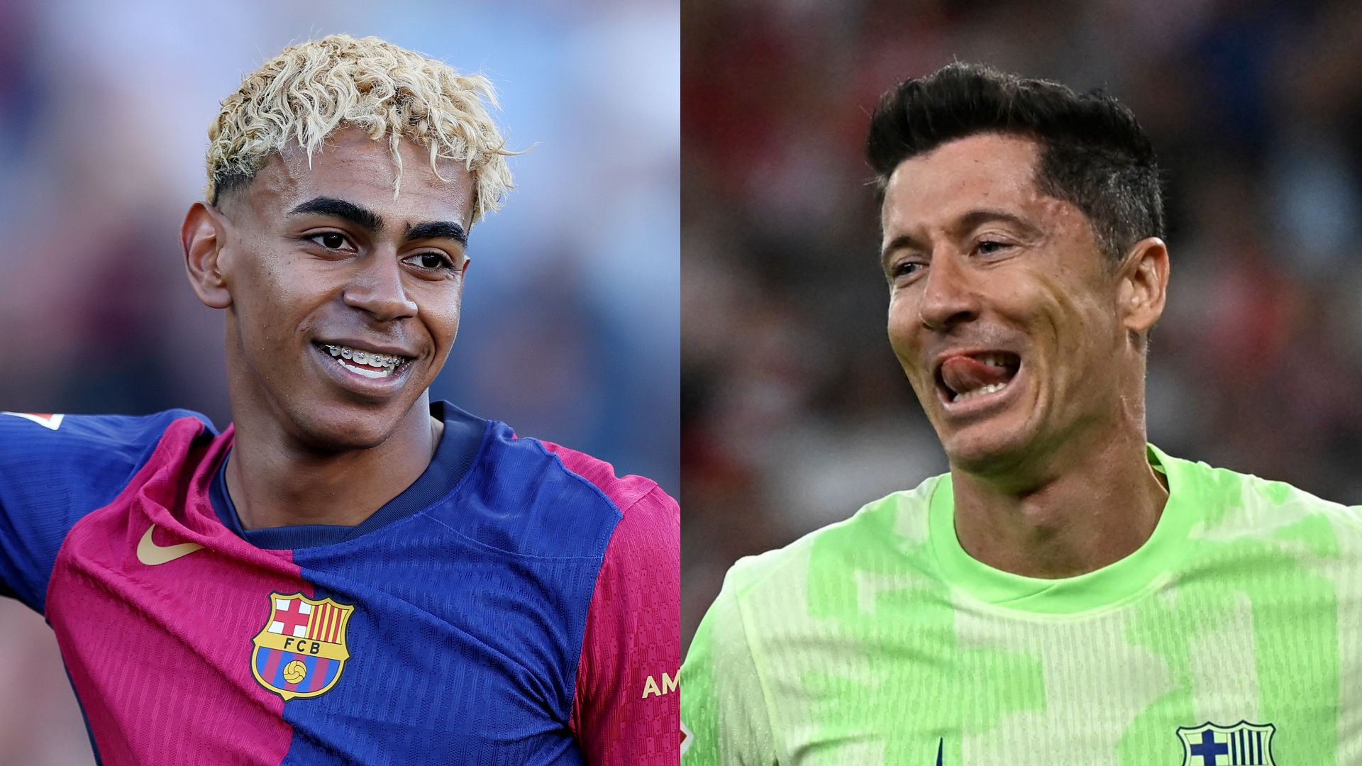 GFX Lamine Yamal Robert Lewandowski