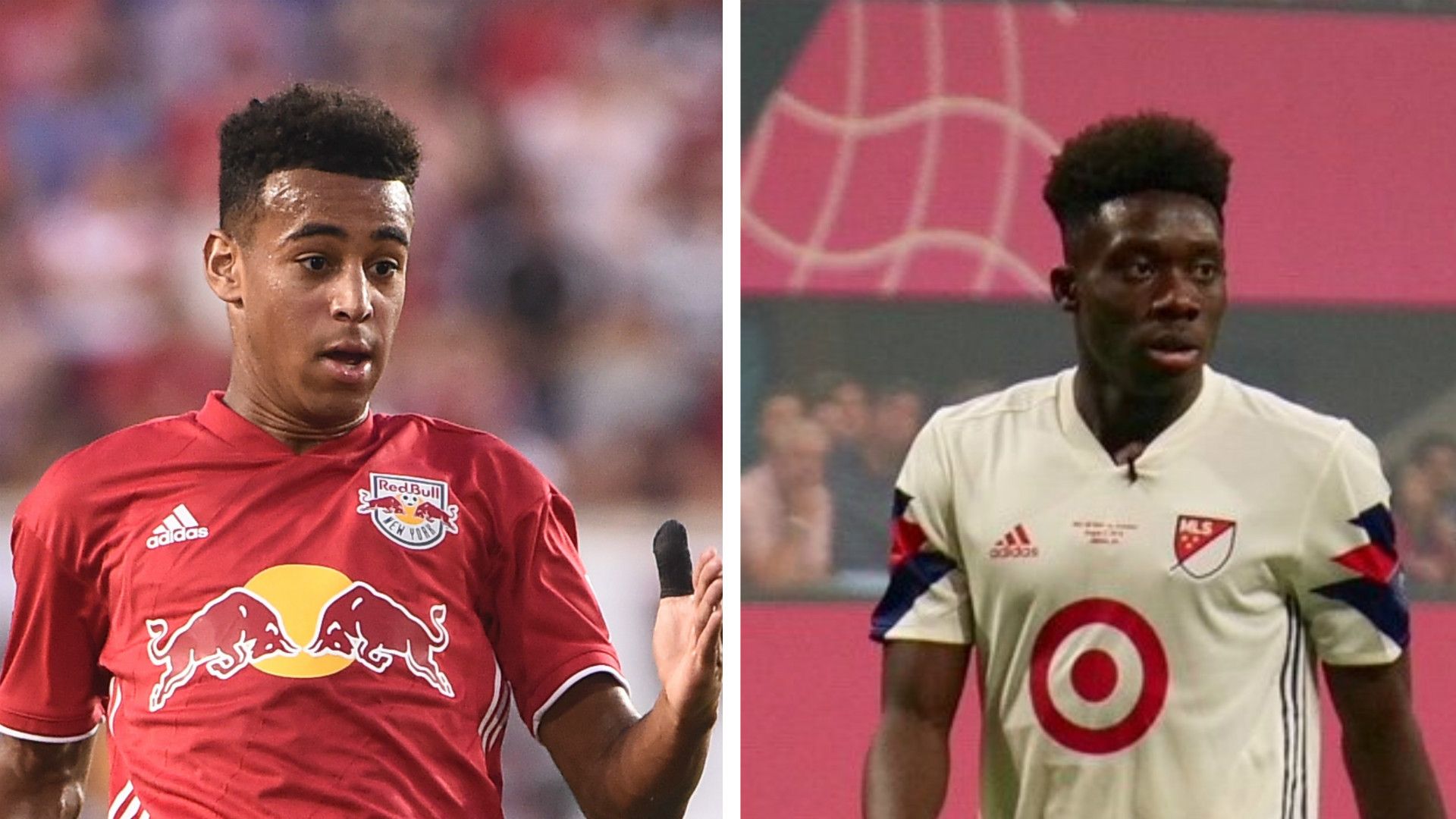 Tyler Adams Alphonso Davies MlS U21 Best XI Collage