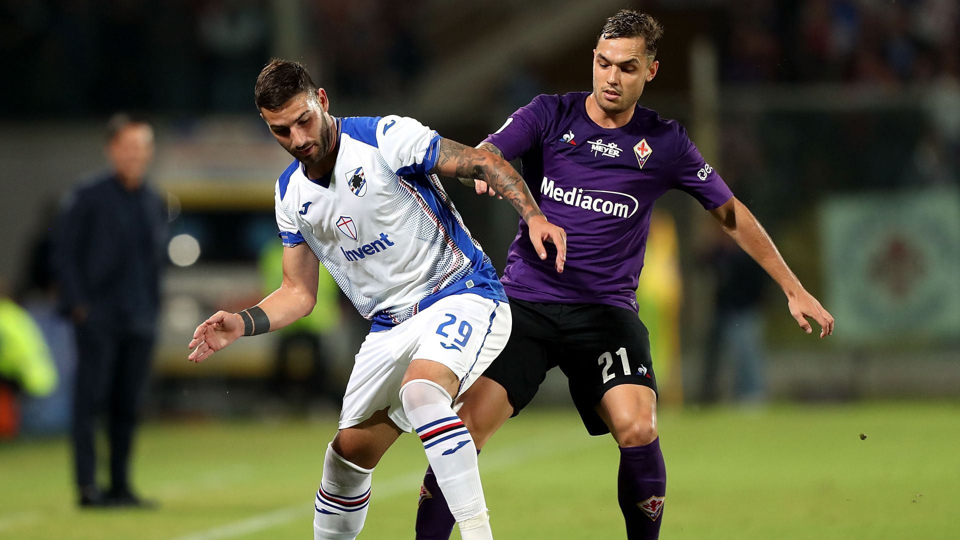 Nicola Murru Pol Lirola Fiorentina Sampdoria Serie A