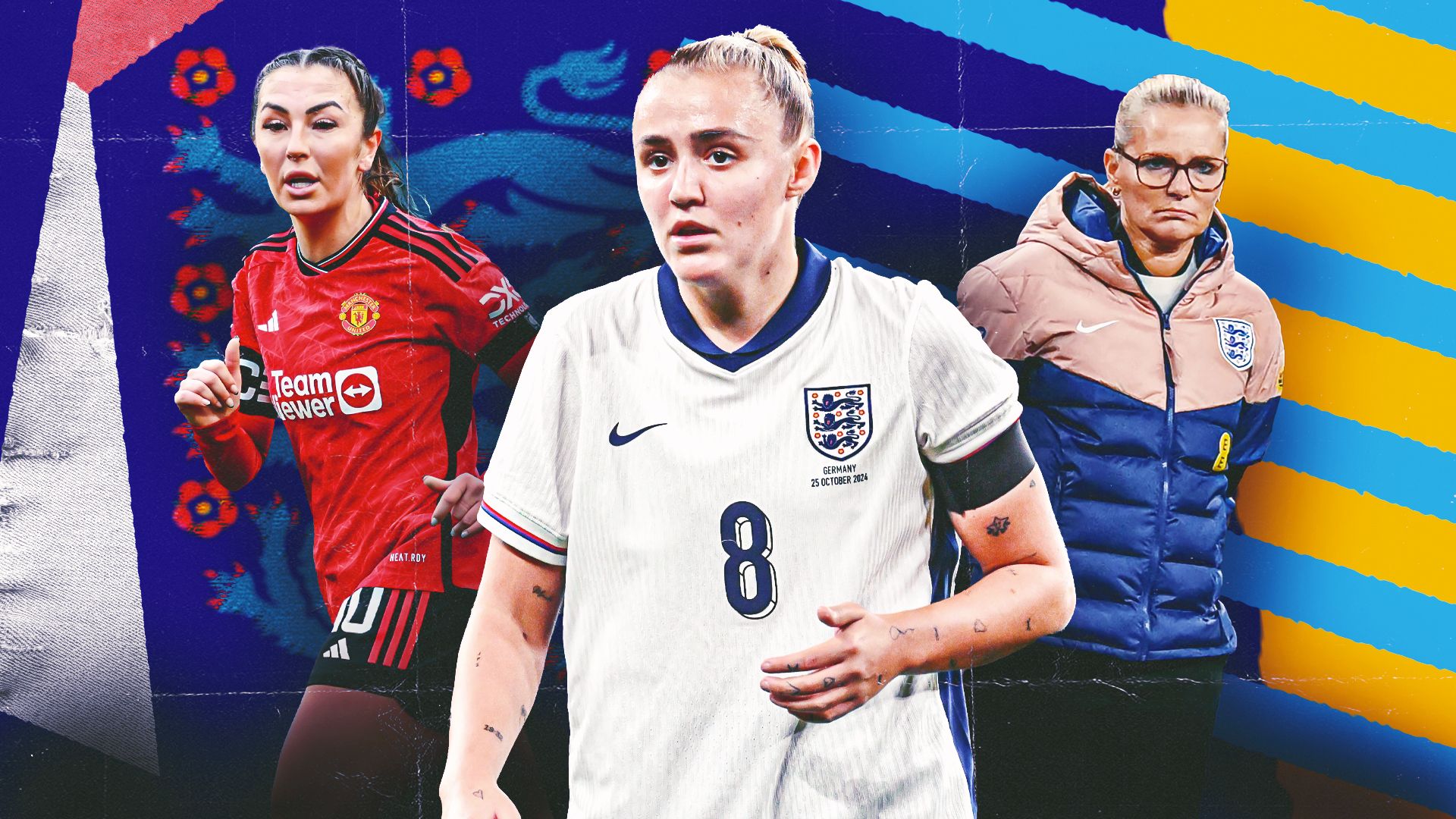 England Lionesses GFX midfield
