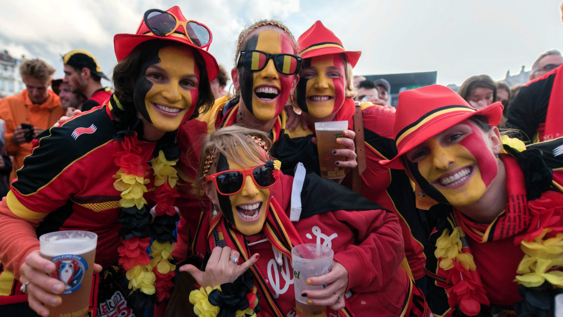 Belgium fans Euro 2016