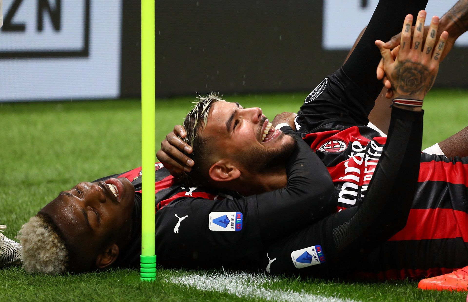 Rafael Leao and Theo Hernandez