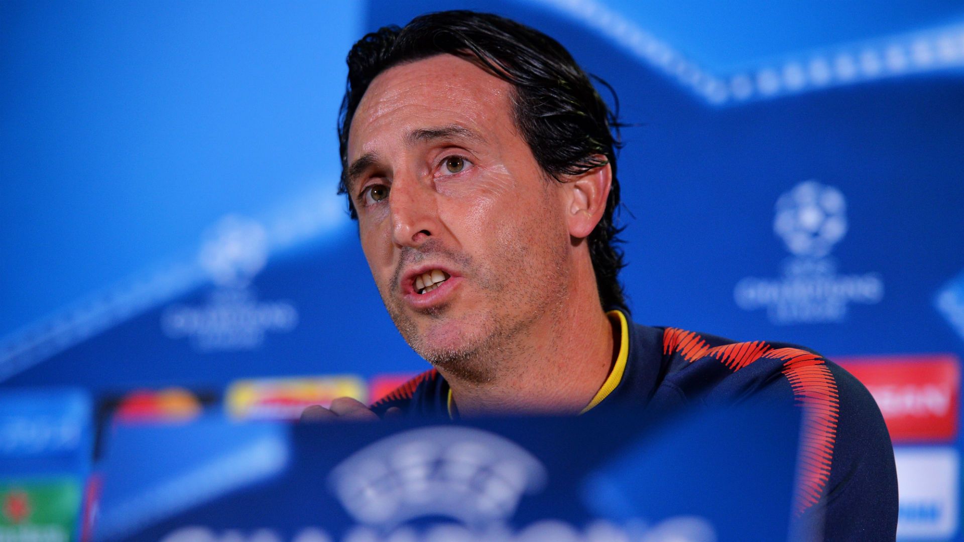 Unai Emery PSG UEFA Champions League