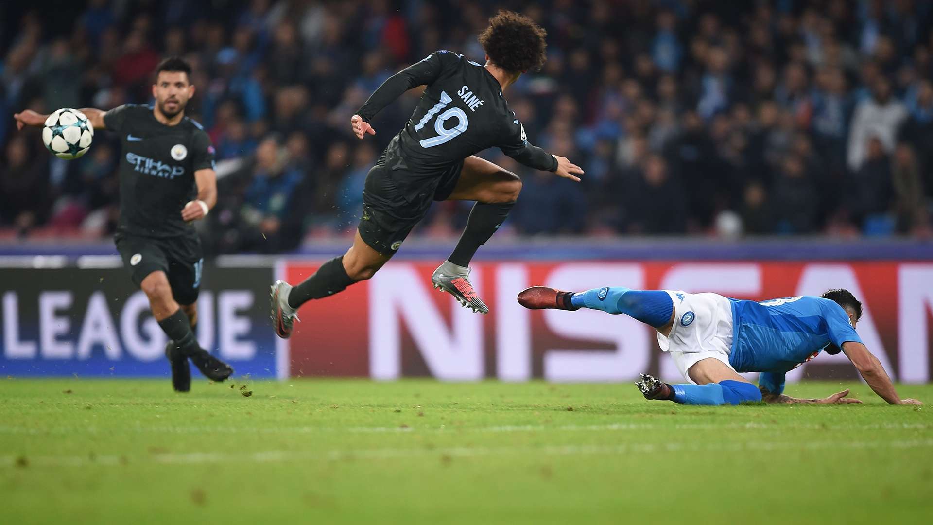 Leroy Sane Manchester City Napoli