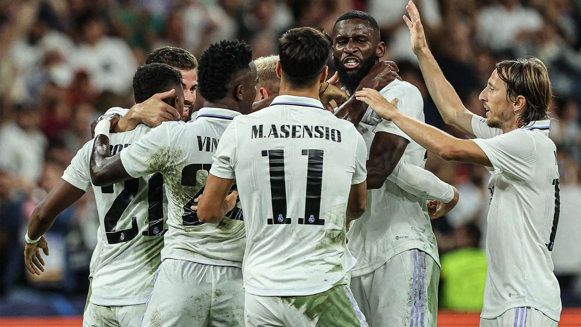 Real Madrid celebration 2 RB Leipzig 2022-23