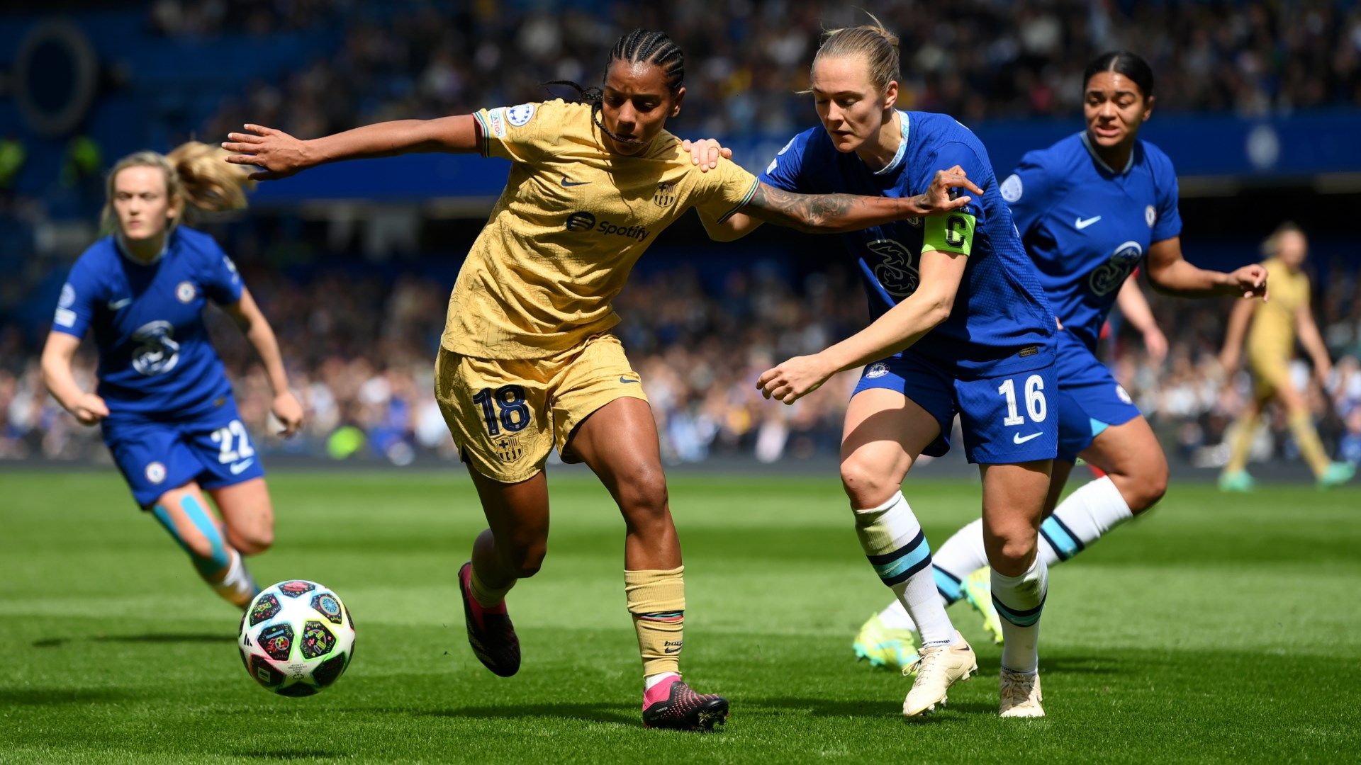 Geyse Magdalena Eriksson Barcelona Chelsea UWCL