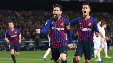 Lionel Messi Coutinho Barcelona Manchester United UCL 16042019