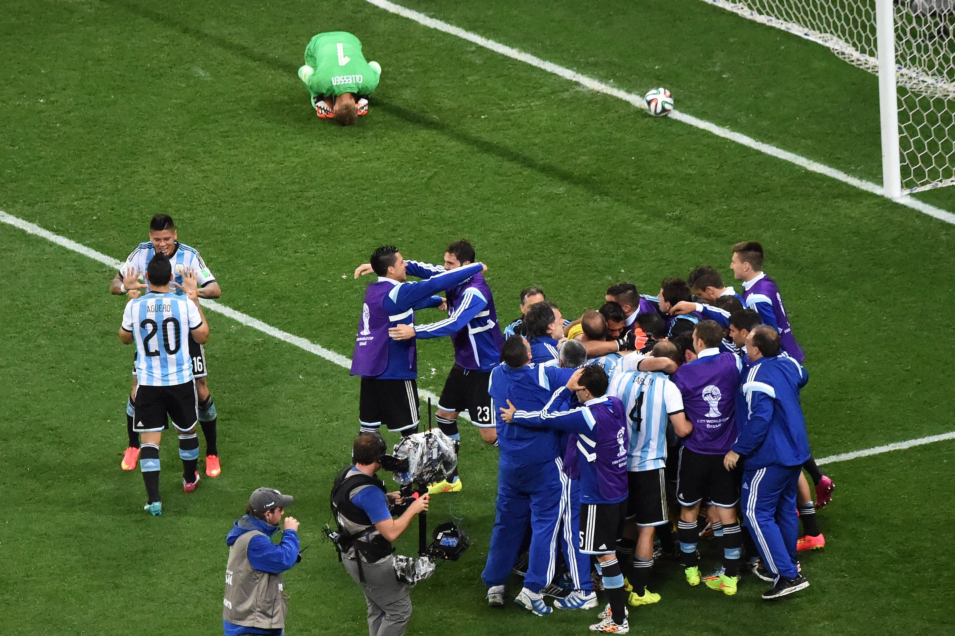 Argentina v Netherlands 2014 World Cup penalty shootout