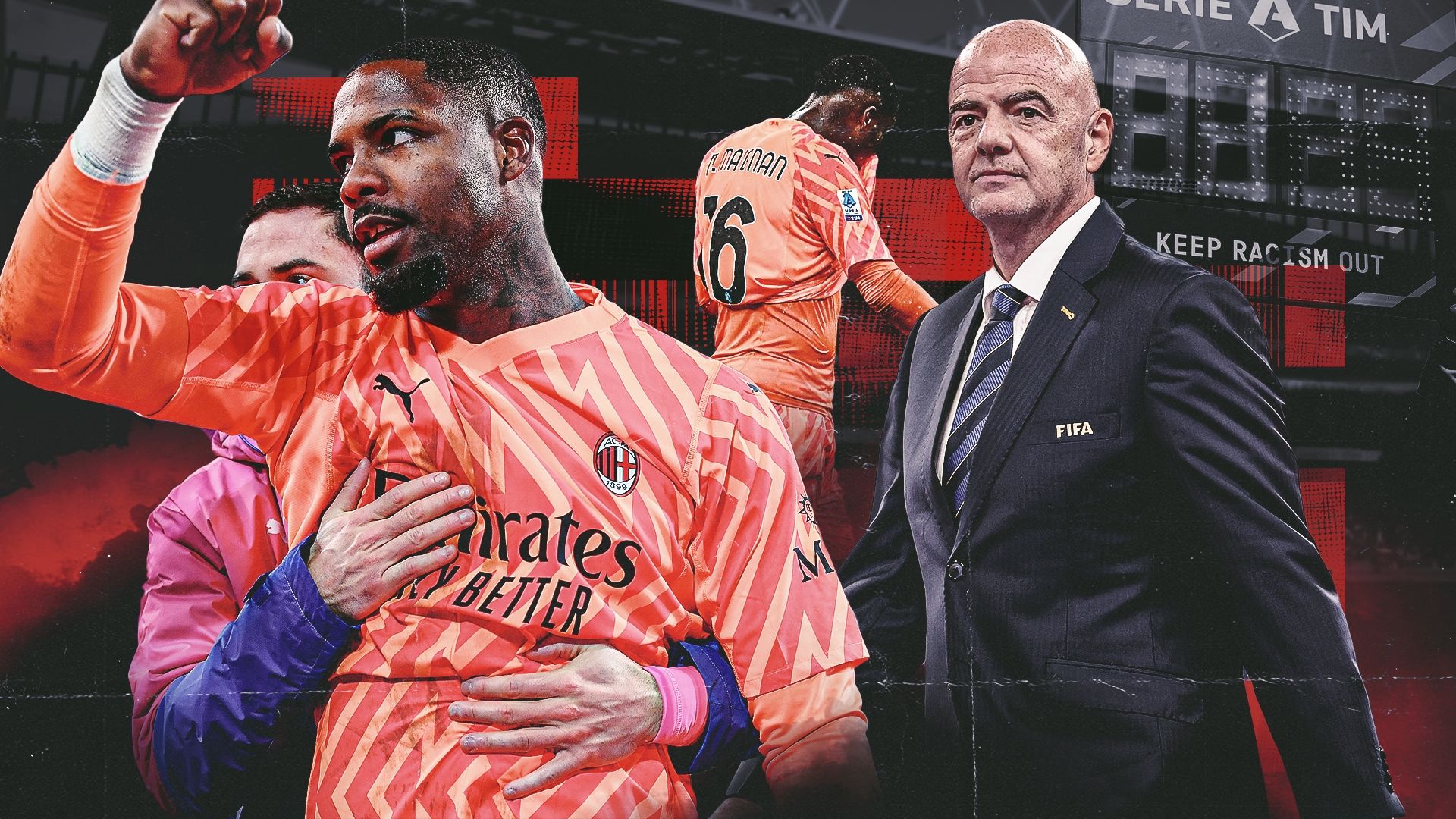 Mike Maignan Gianni Infantino racism GFX 