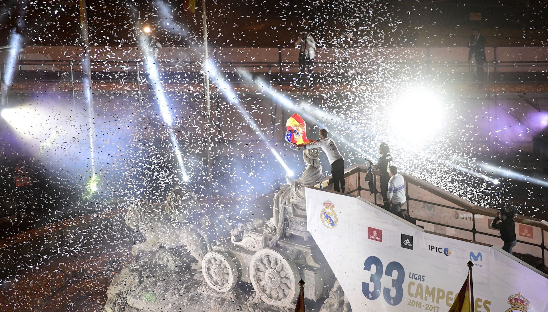 Celebración Real Madrid LaLiga 2017