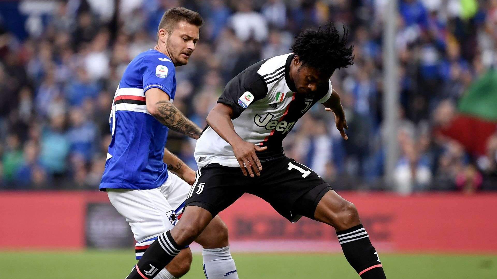 Karol Linetty Juan Cuadrado Sampdoria Juventus Serie A