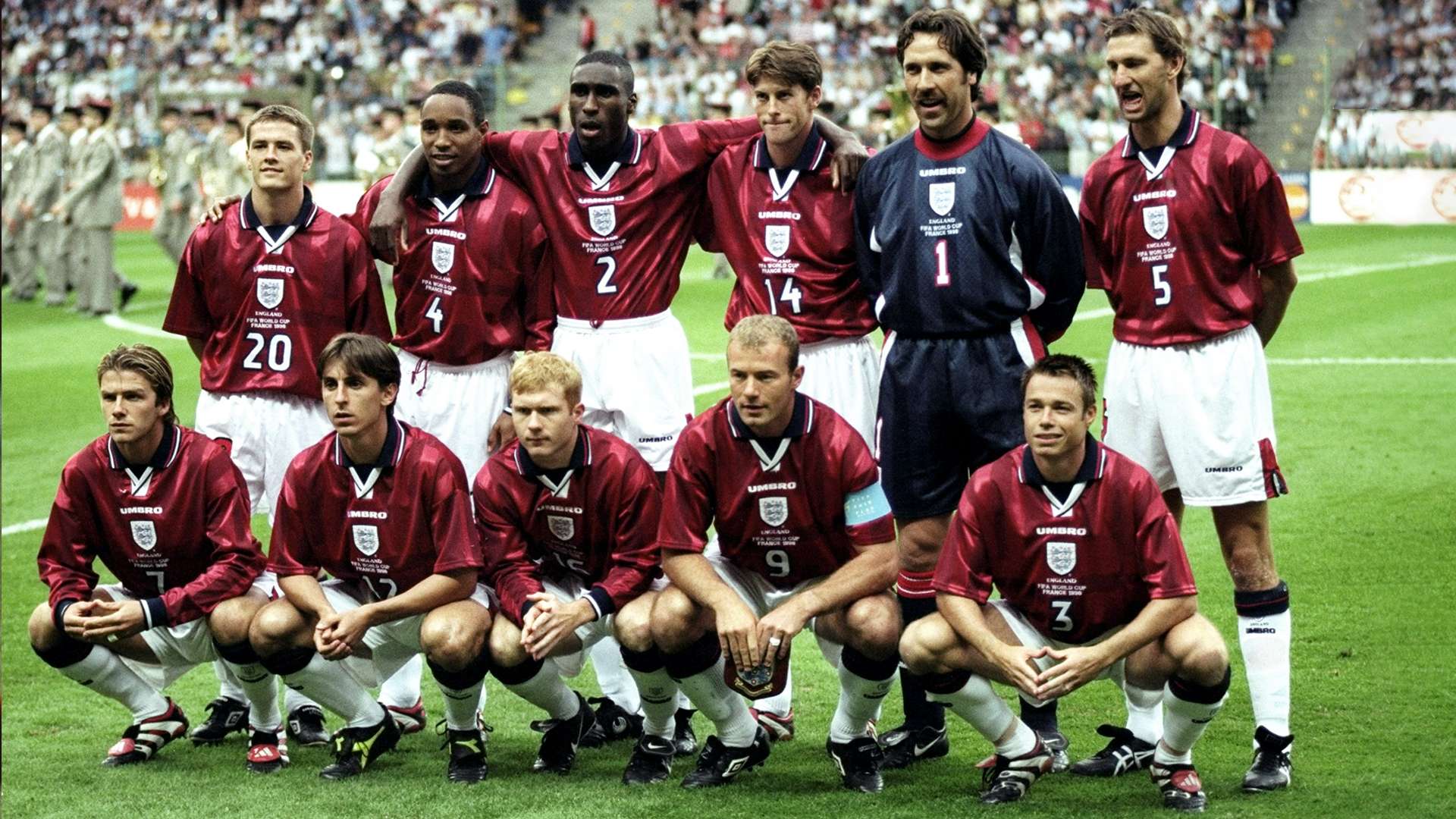 England 1998 Away Kit