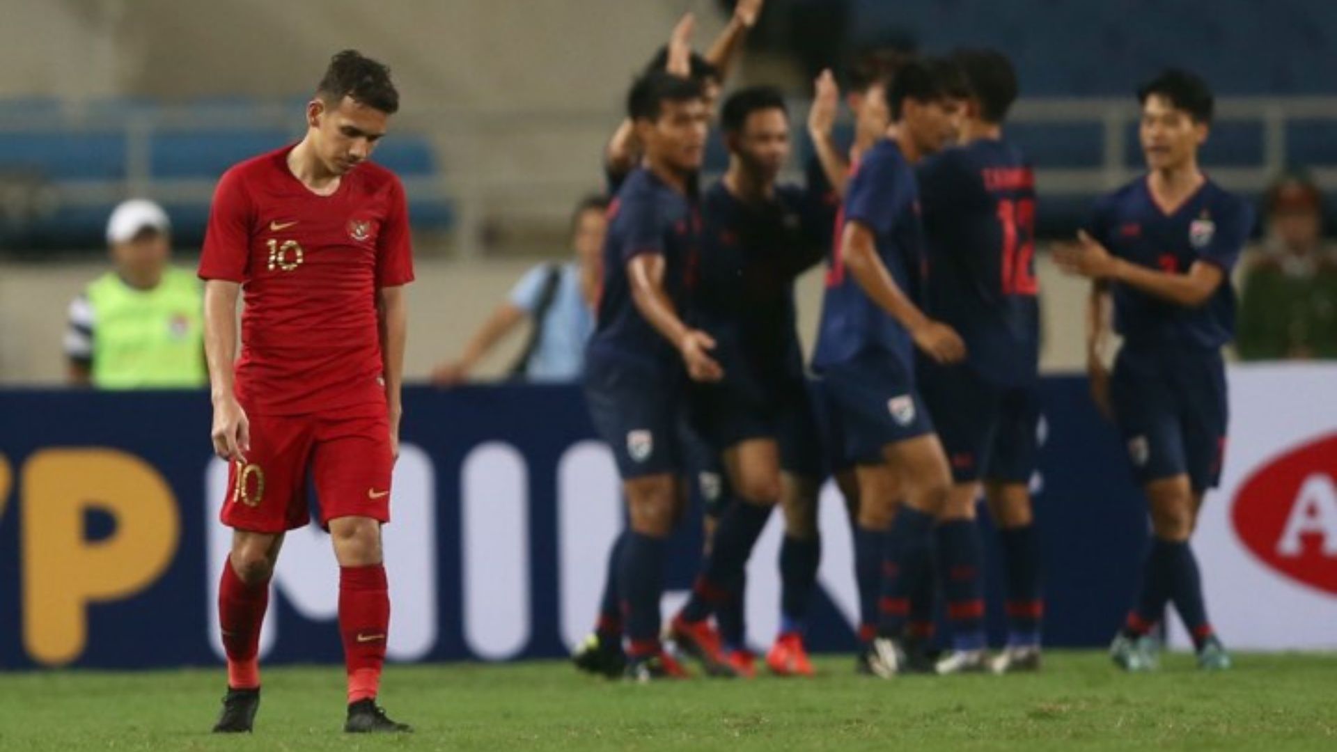 Selebrasi Thailand U-23