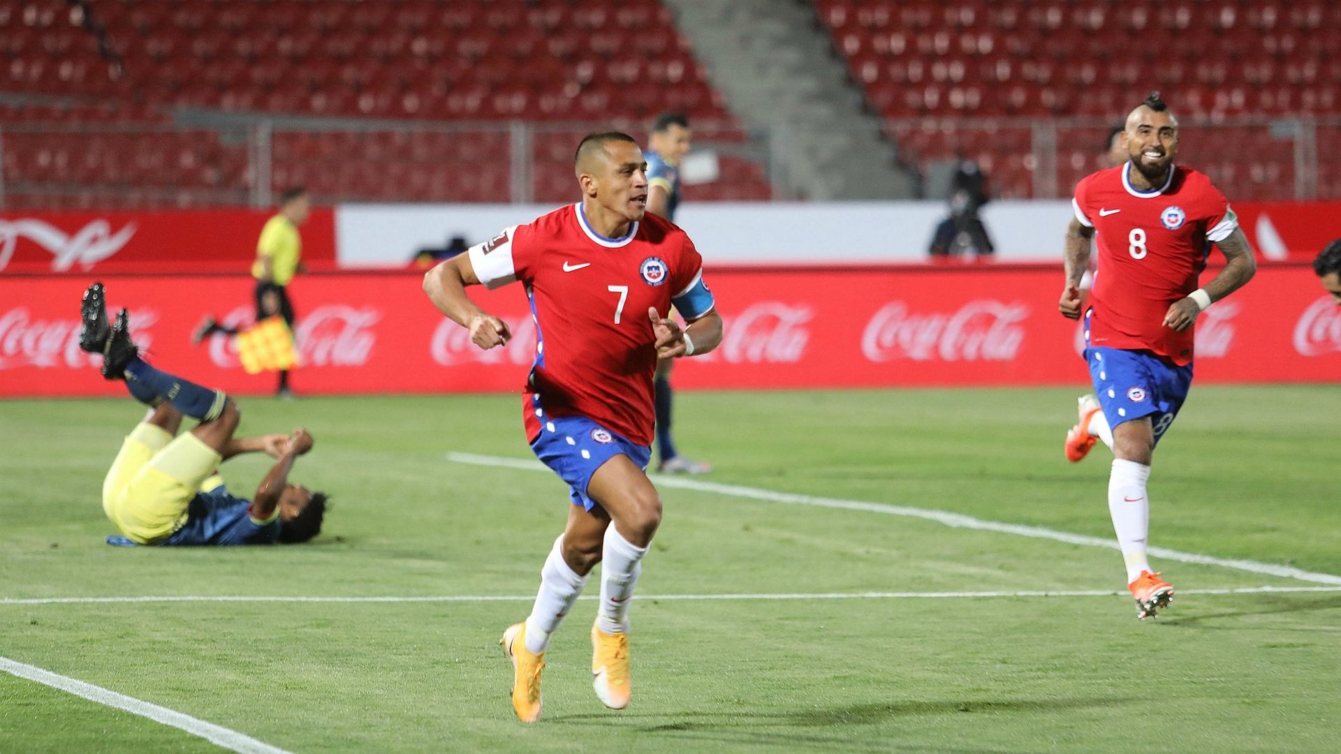 Alexis Sánchez - Arturo Vidal Chile Colombia 13102020