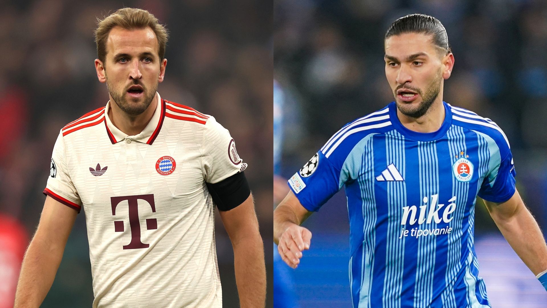 Harry Kane Bayern Kyriakos Savvidis Slovan Bratislava