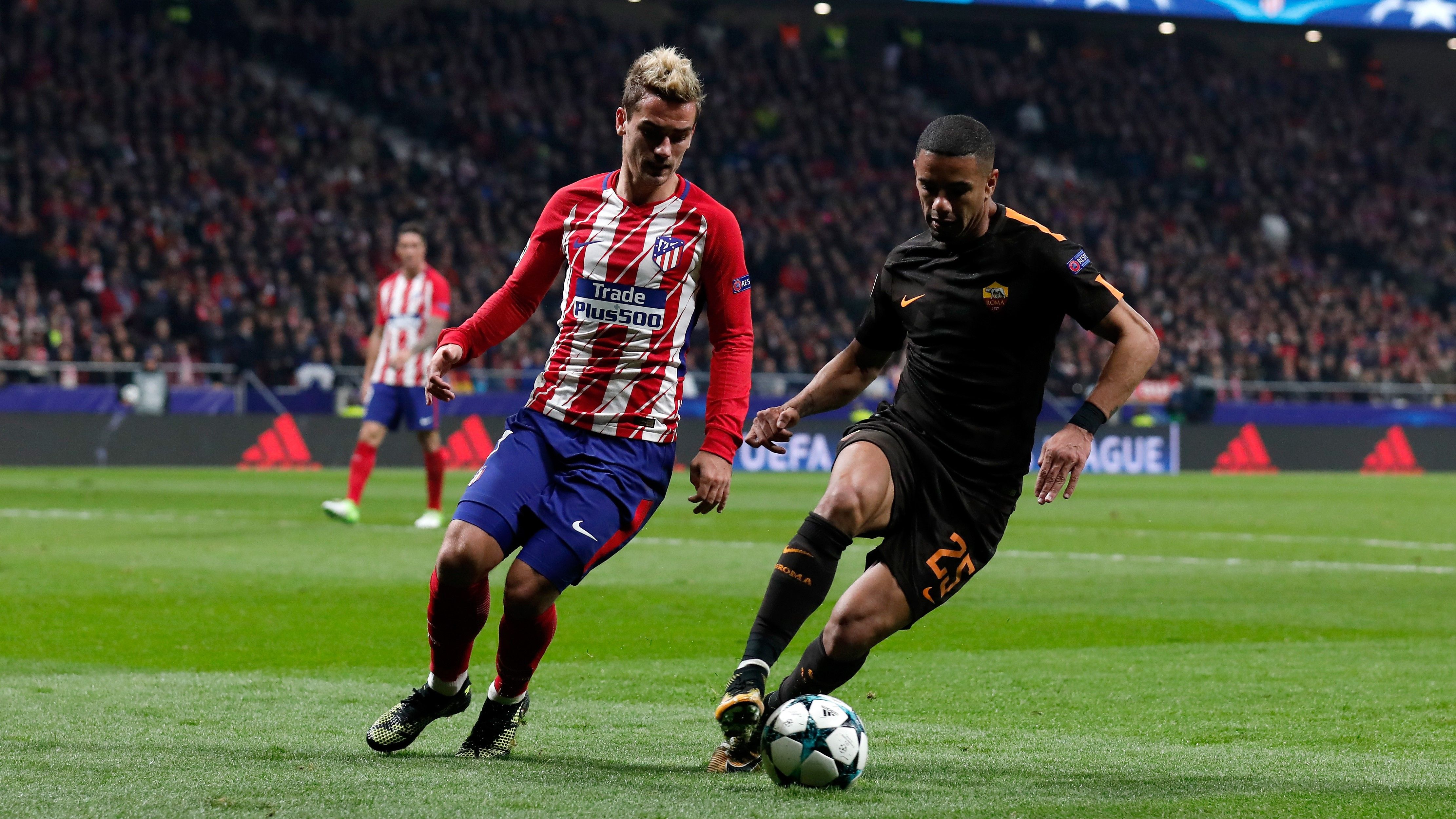 Antoine Griezmann Bruno Peres Atlético de Madrid Roma UCL 22112017