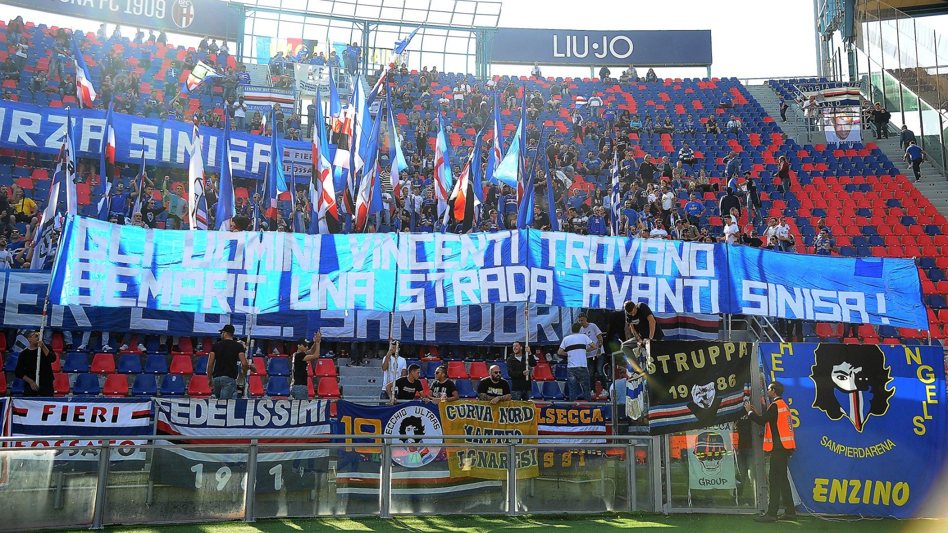 Sampdoria fans - Bologna-Sampdoria