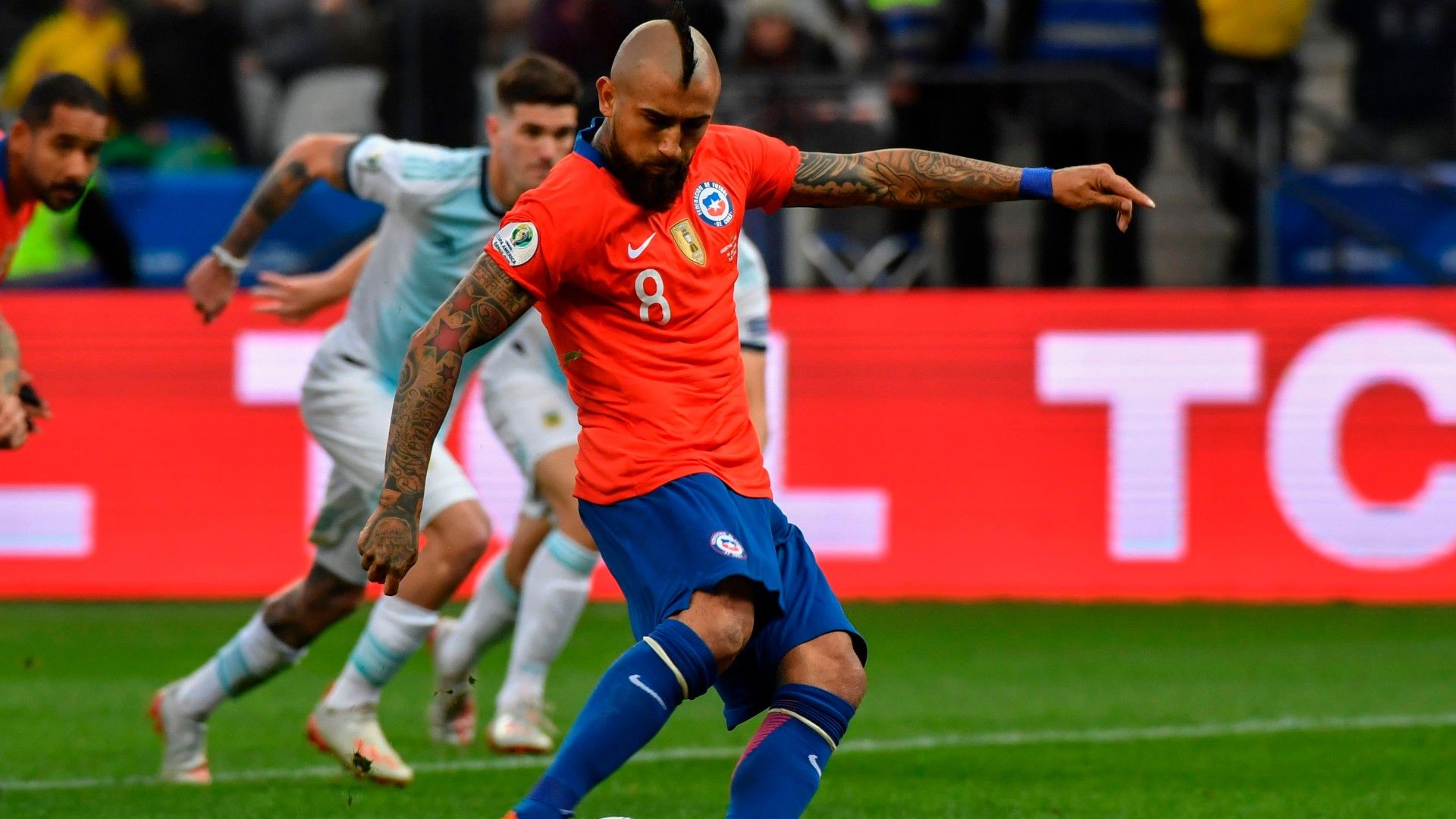 Arturo Vidal - Argentina Chile penalty