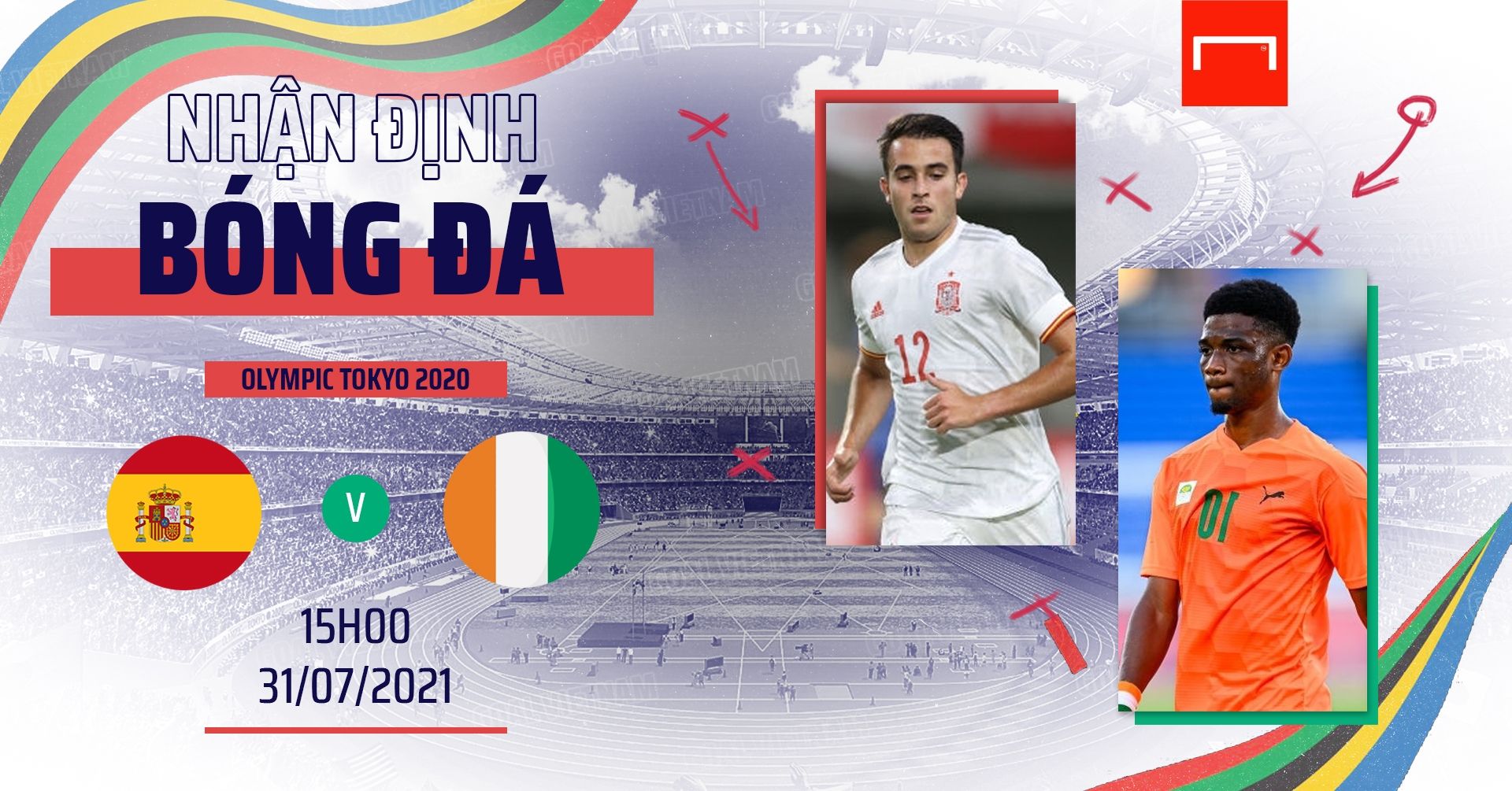Preview Spain U23 vs Ivory Coast U23 Olympics 2020 GFX
